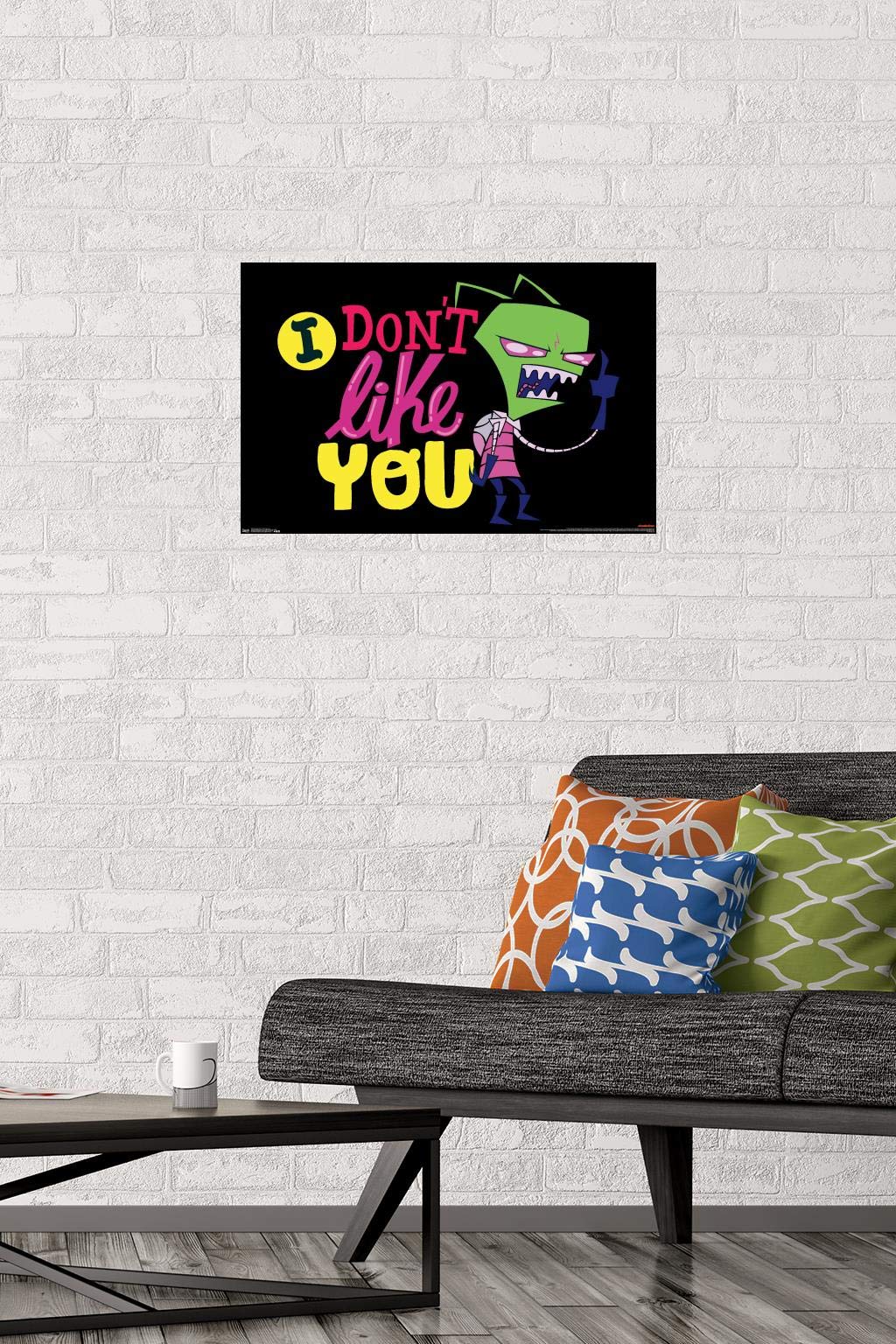 Trends International Invader Zim - I Don'T Like You Wall Poster, 14.725'' X 22.375'', Premium Unframed Version