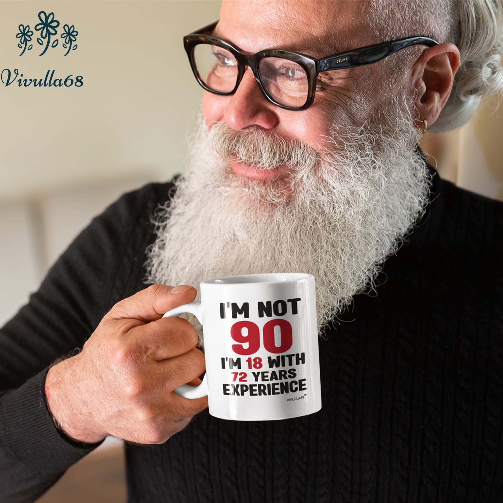 Vivulla68 90Th Birthday Gifts For Women Men, 90 Year Old Birthday Gifts For Women, 90Th Birthday Gift Ideas, Gifts For 90 Year O
