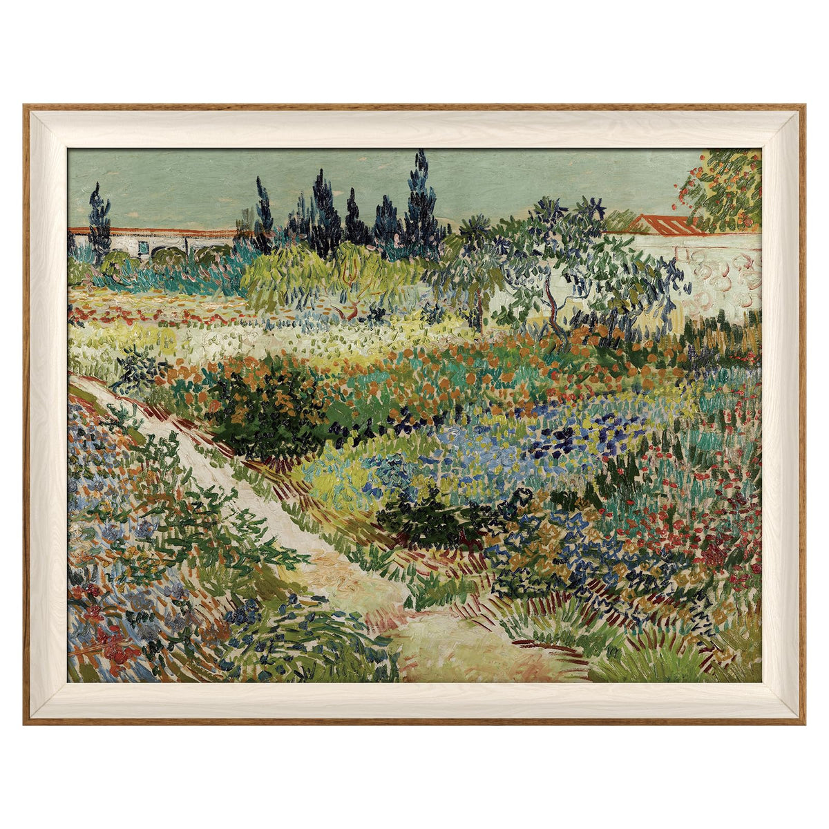Viyyiea Framed Canvas Wall Art For Living Room, Vintage Home Decor Lan ...