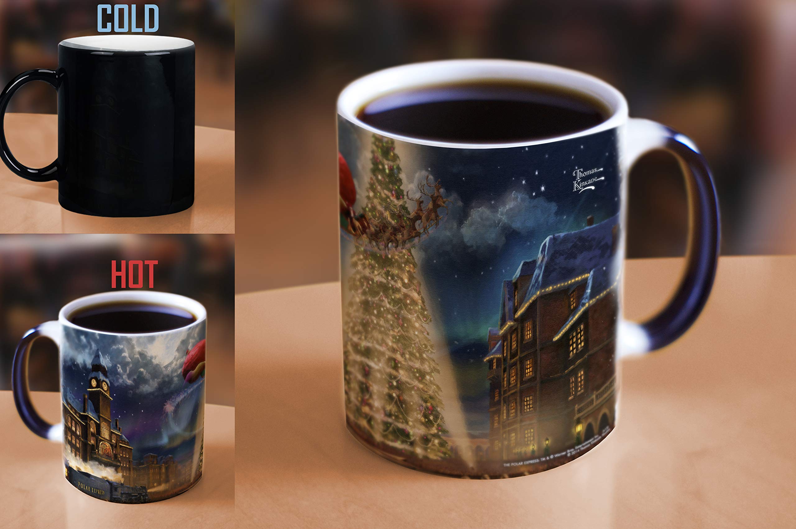 Thomas Kinkade (The Polar Express) Heat-Sensitive Mug