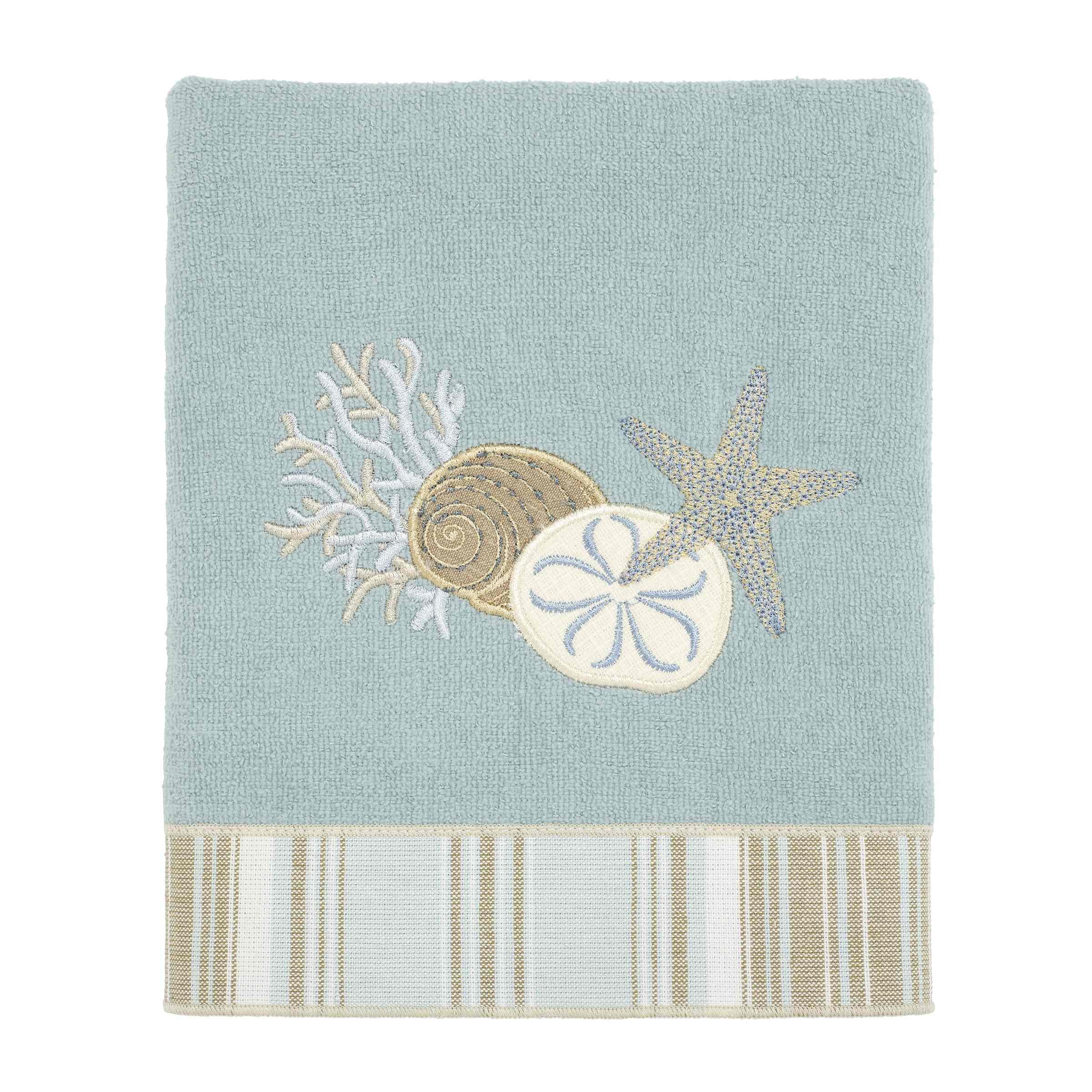 Avanti Linens Sea Collection, Hand Towel, Mineral