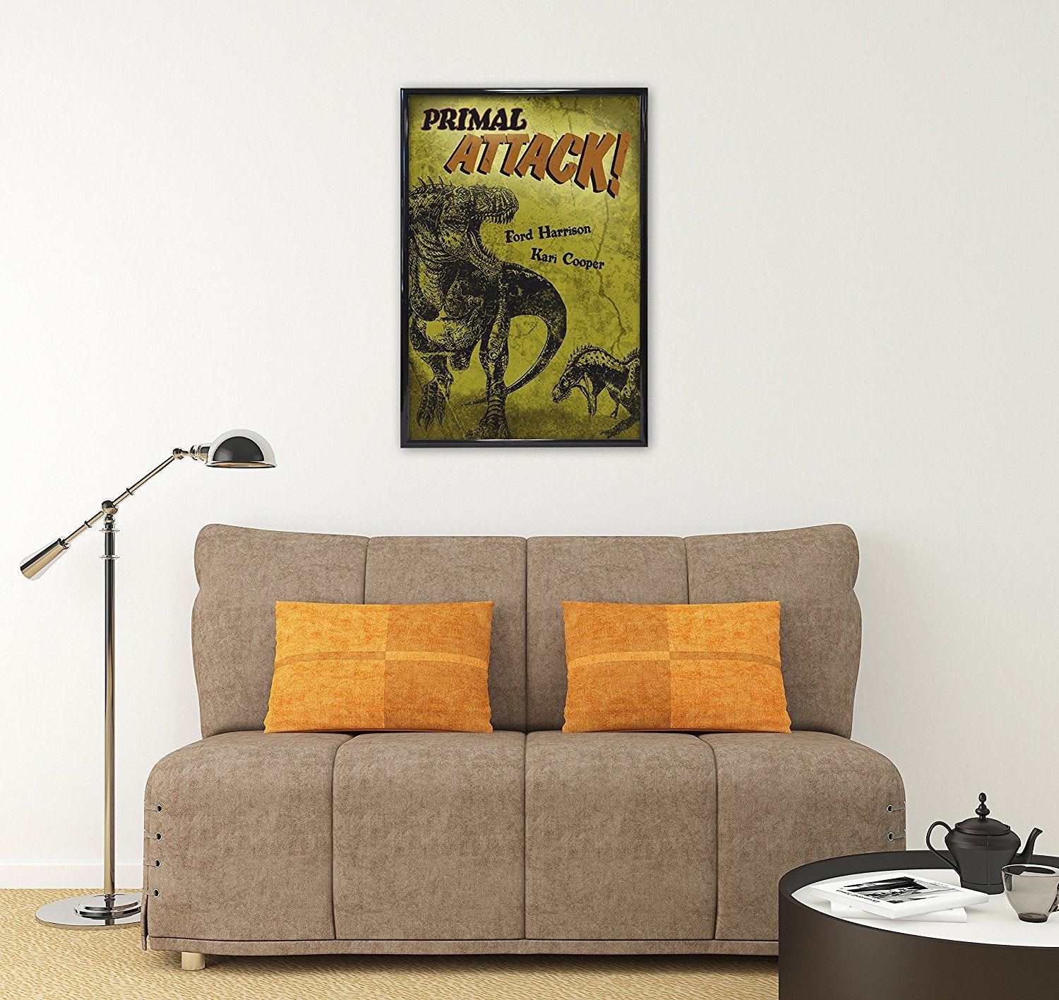 Mcs Trendsetter 27X40 Poster Frame Black High-Gloss, Vertical & Horizontal Wall Hanging Large Picture Frame For Photos, Posters