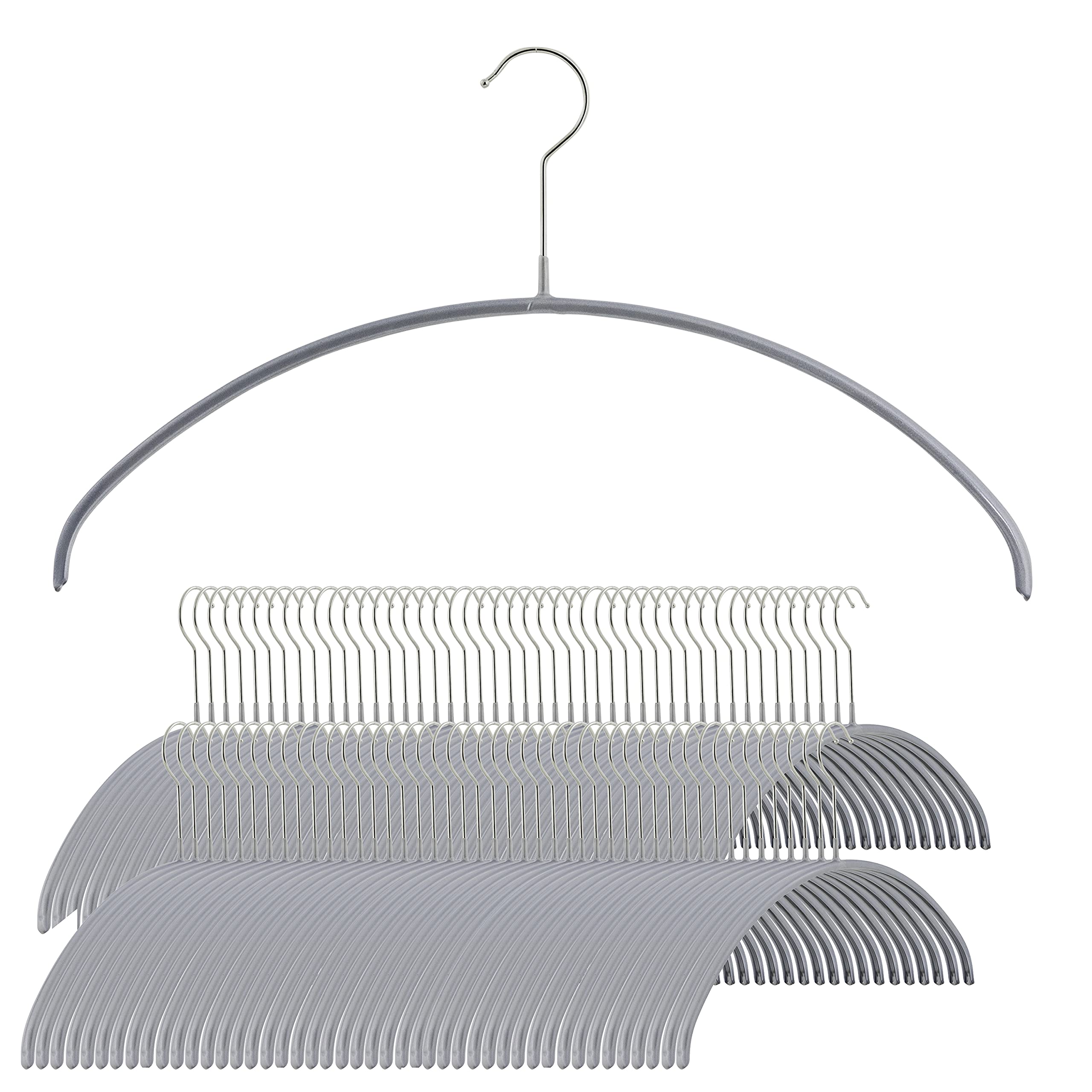 Mawa 14147 Clothing Hanger, Silver, Pack Of 130