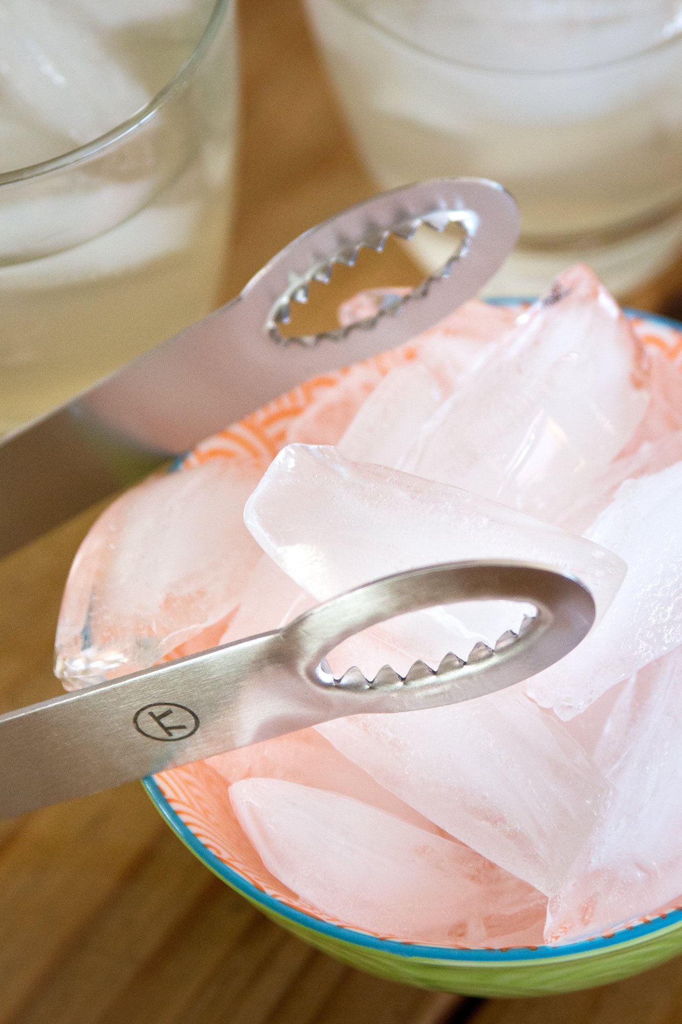 Outset Stainless Steel Ice Tongs, 8-Inch Length, Model: