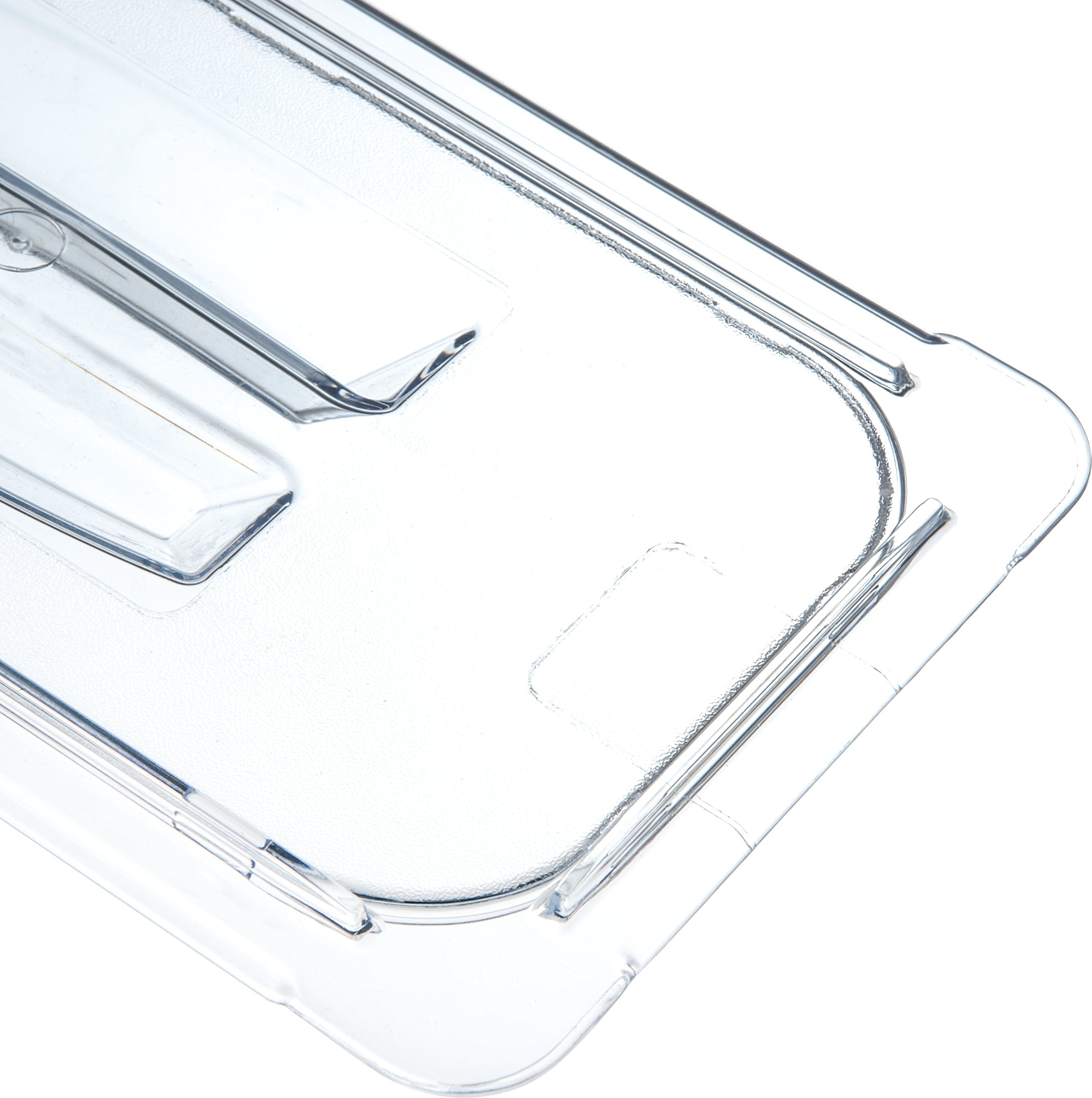 Carlisle Foodservice Products Cfs 10270U07 Storplus Third Size Polycarbonate Universal Handled Food Pan Lid, Clear (Pack Of 6)