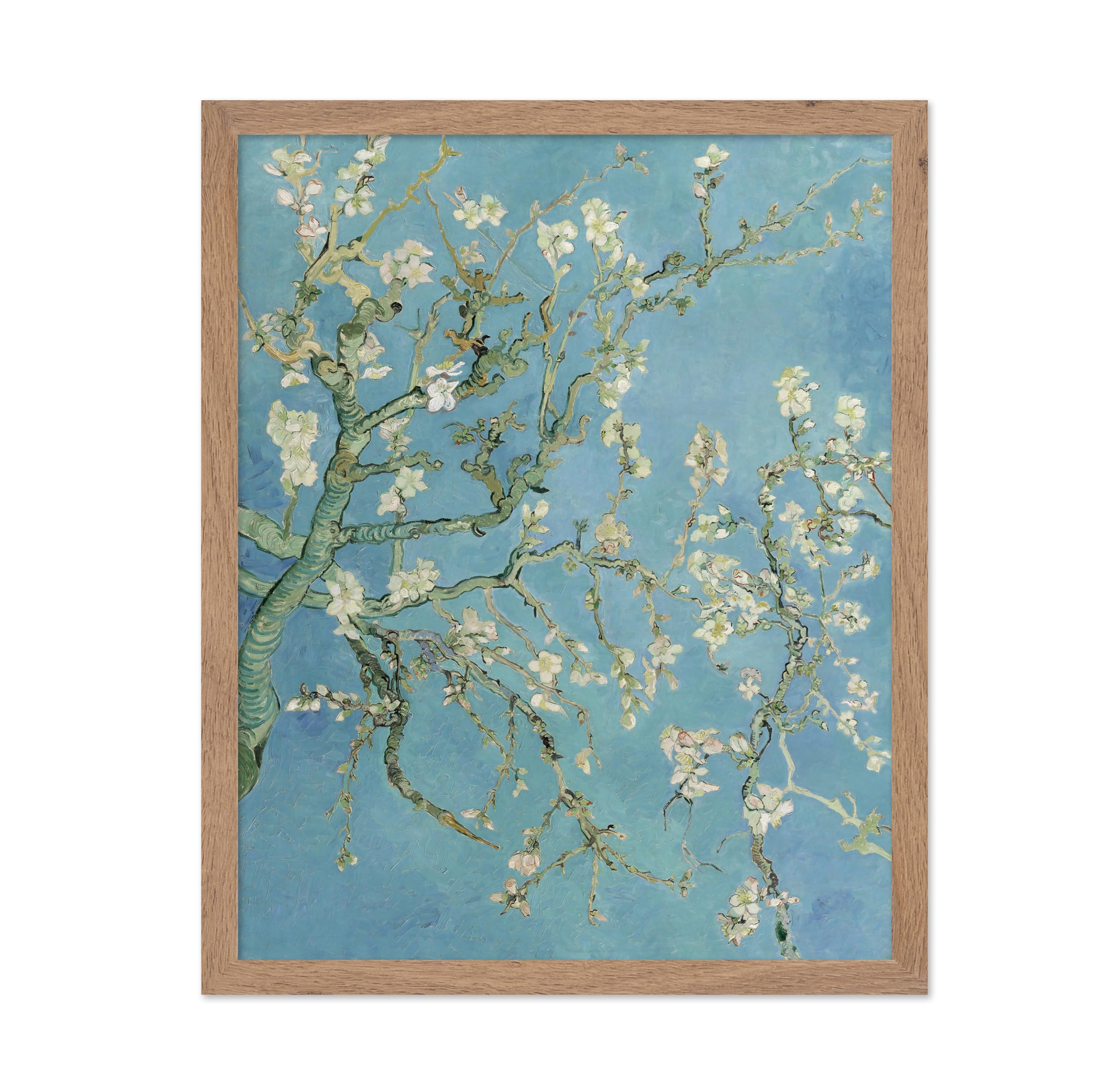 Poster Master Vintage Van Gogh Poster - Retro Impressionism Print - Gift for Artist, Painter - Almond Blossom, Branches, Bloom, 