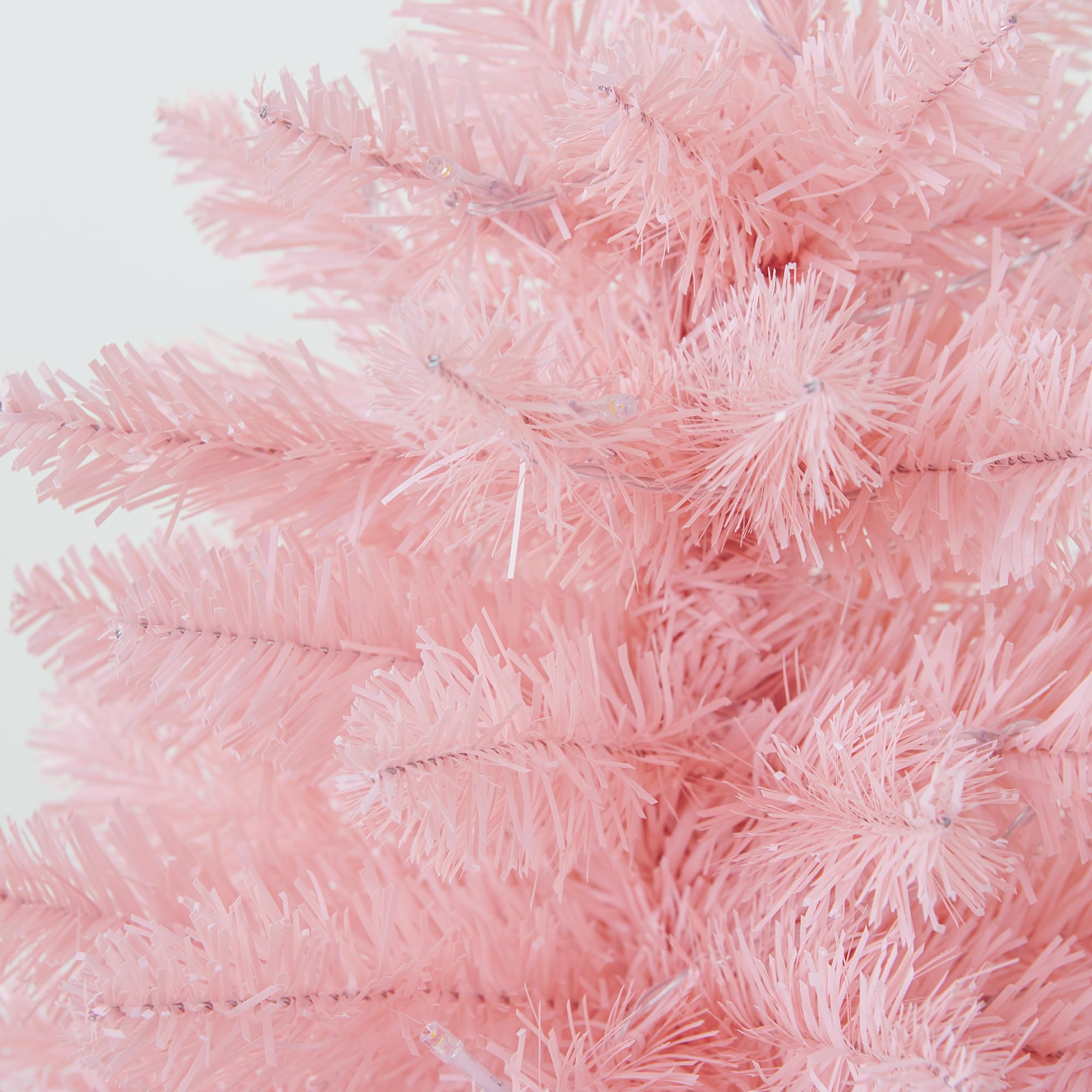 Pre-Lit Artificial Christmas Tree 4Ft, Battery Operated Desktop Xmas Tree with 70 LED 210 Branch Tips Mini Christmas Tree Decora