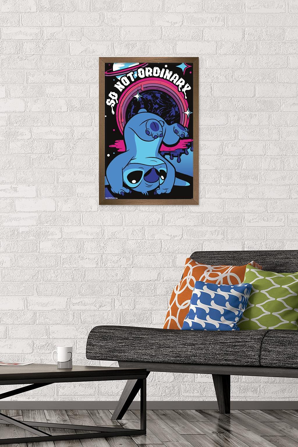 Trends International Disney Lilo And Stitch - Ordinary Wall Poster, 14.725'' X 22.375'', Bronze Framed Version