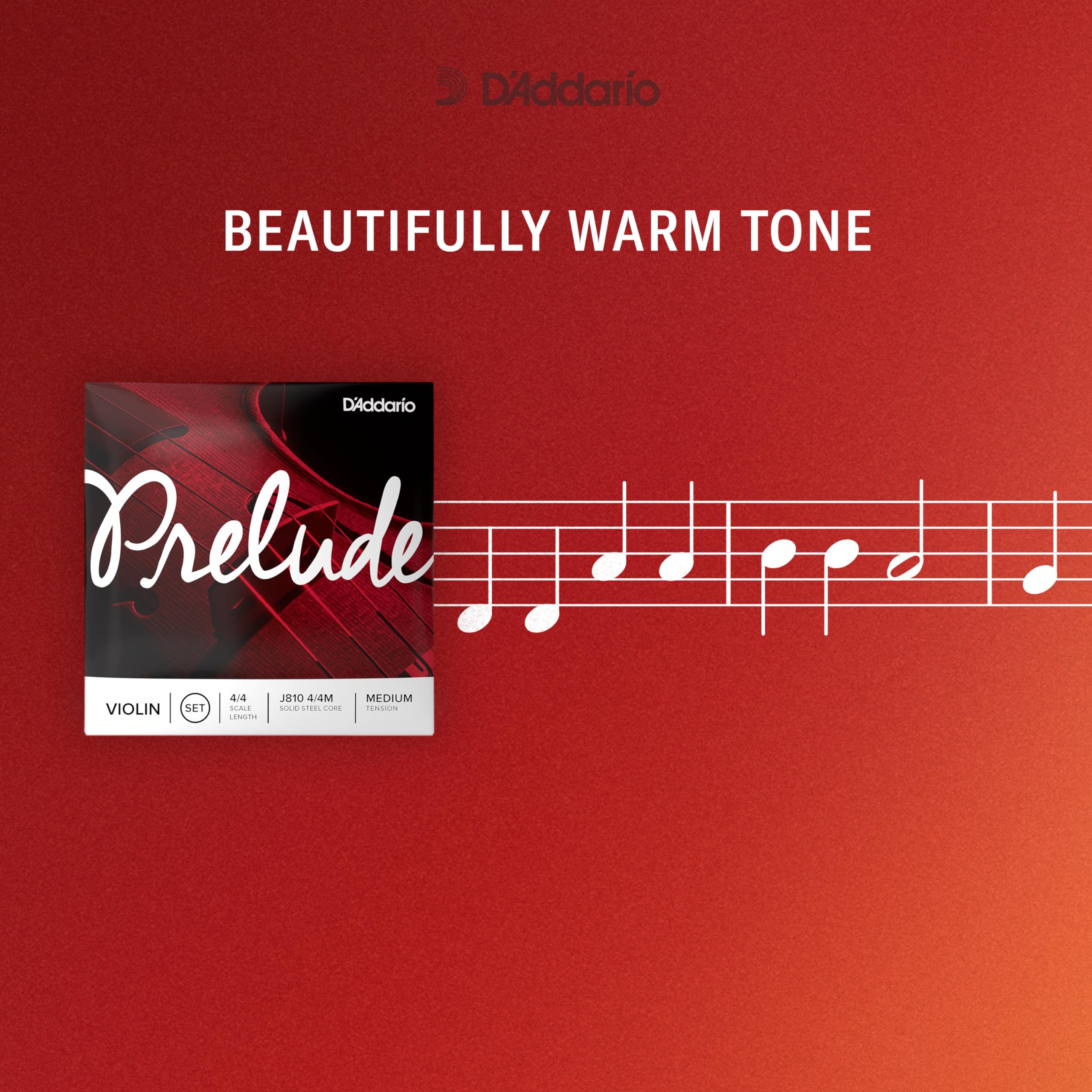 Daddario Prelude Violin Single G String, 12 Scale, Medium Tension