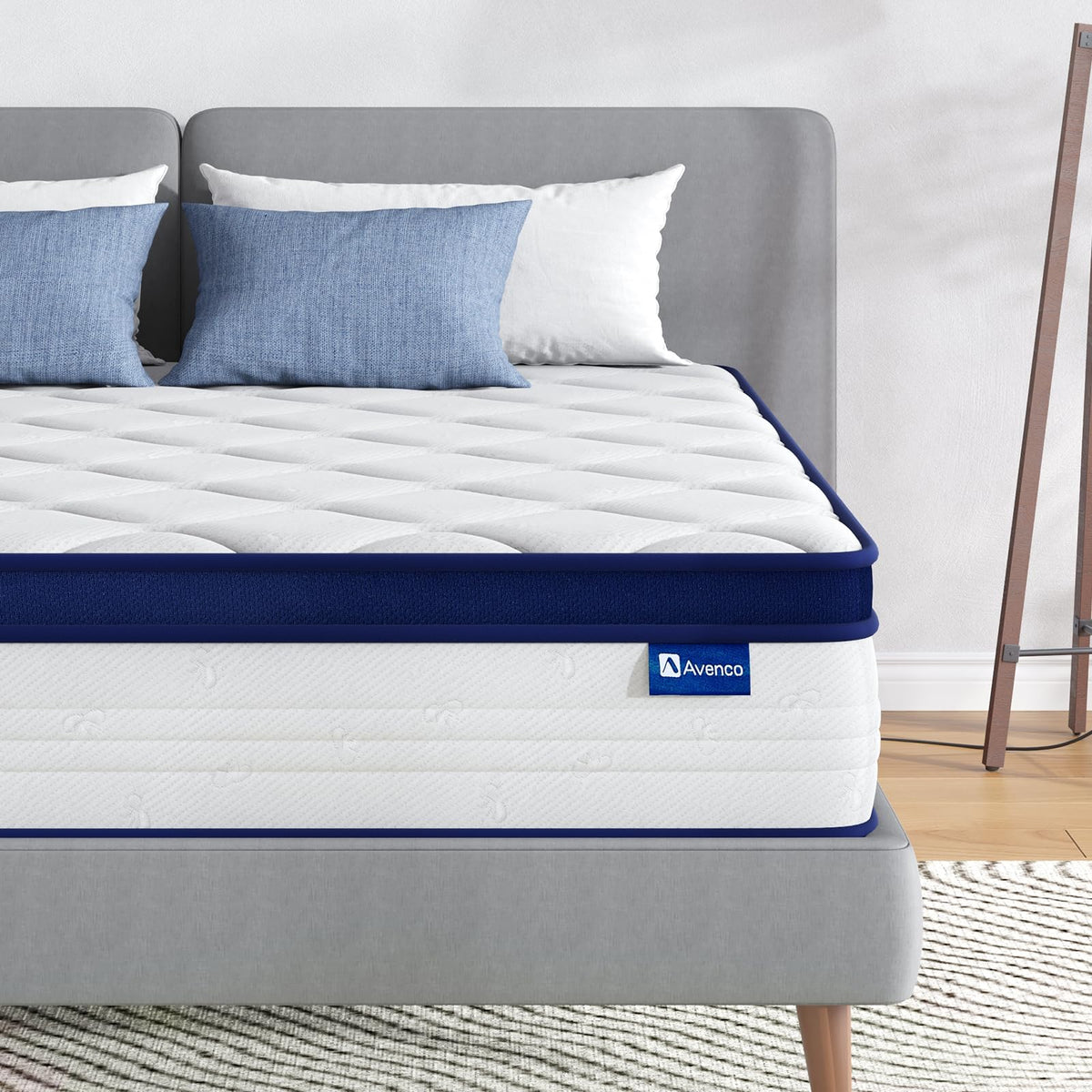 Avenco Full Size Mattress, 12 Inch Full Mattresses In A Box, Hybrid Spring Mattresses With Comfort Foam And Pocket Coils For Pre