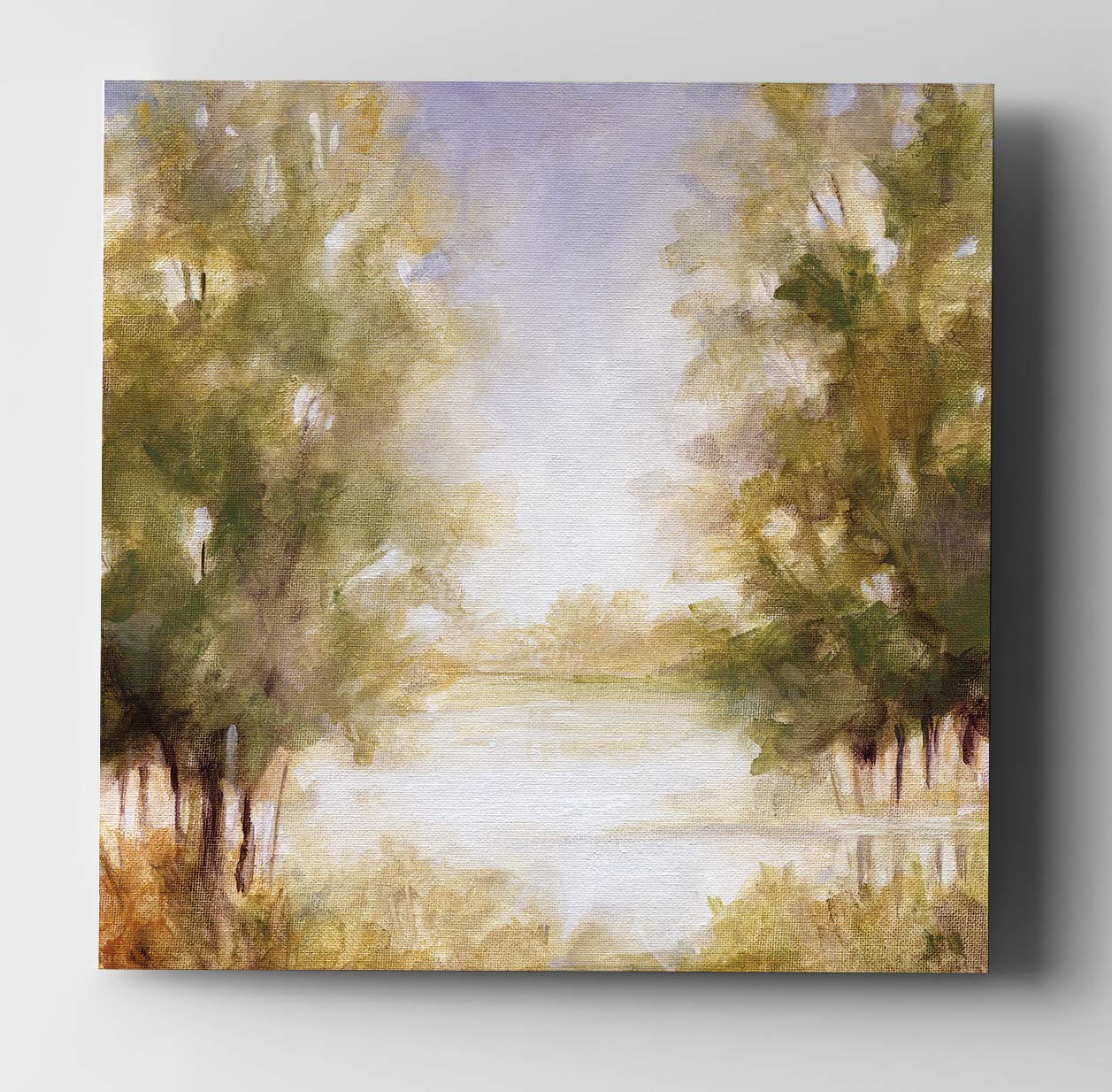 Wexford Home Soft Spring Gallery Wrapped Canvas Wall Art, 40X40