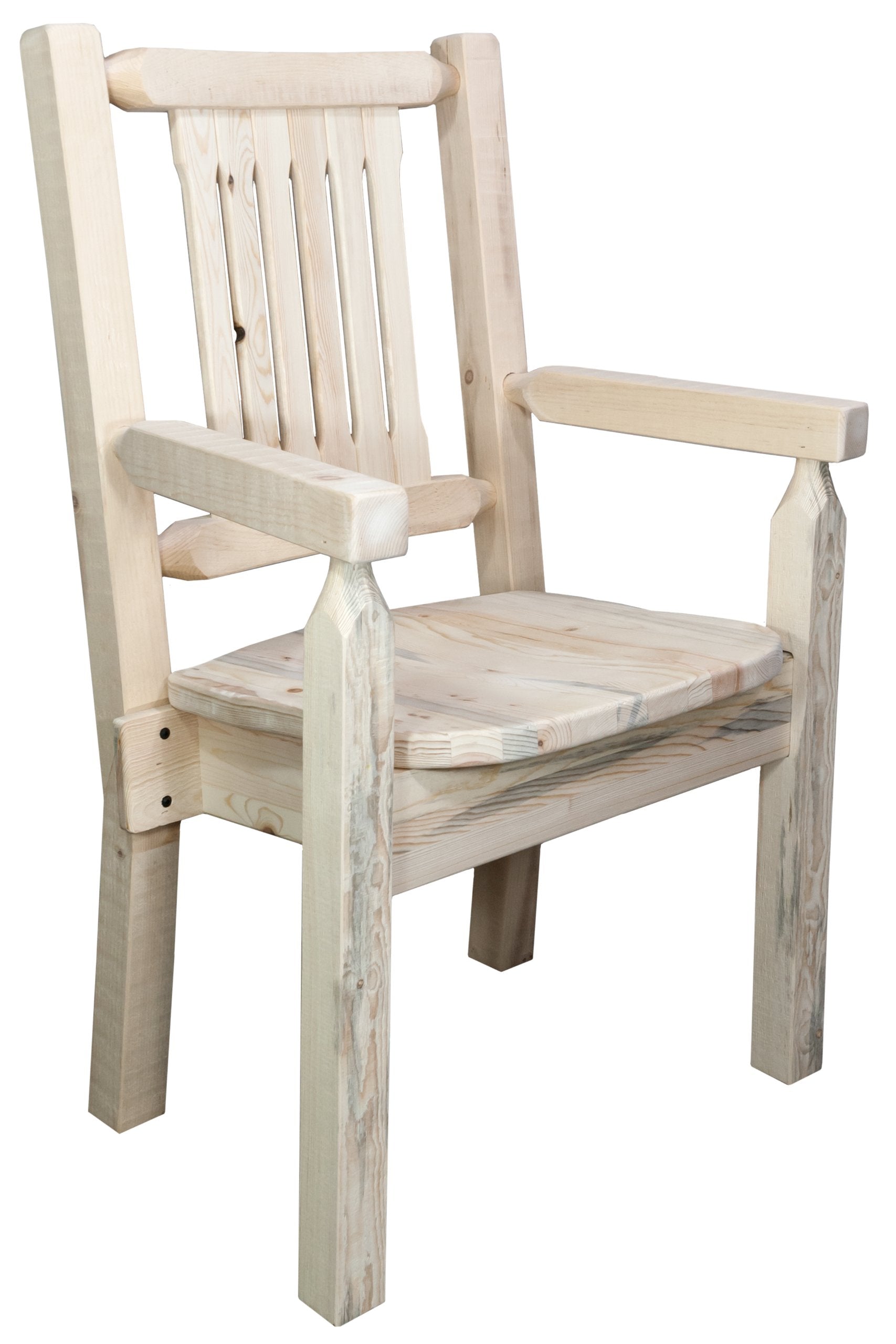 Homestead Collection Captain's Chair  Ready to Finish w/ Ergonomic Wooden Seat