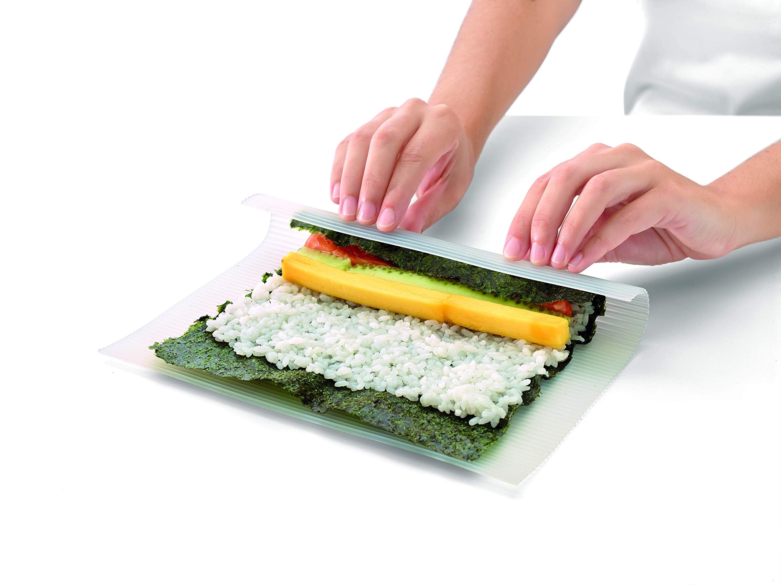 Lekue Makisu Silicone Sushi Mat, Clear, 2