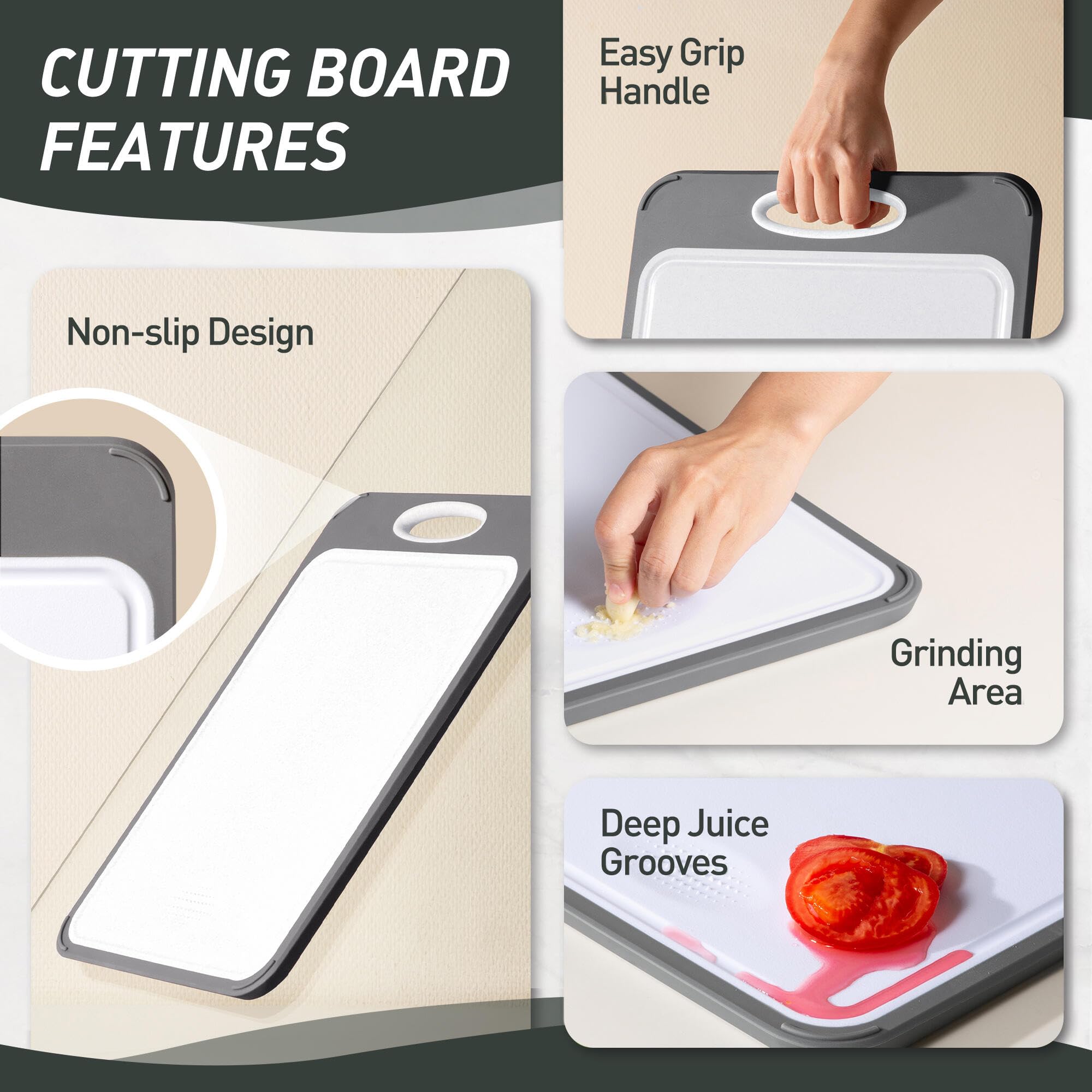 2 in 1 Stainless Steel Cutting Board with Handle Chopping Butcher Block Not Titanium Best Mama Mommy Bonus Mom Ever Mother In La