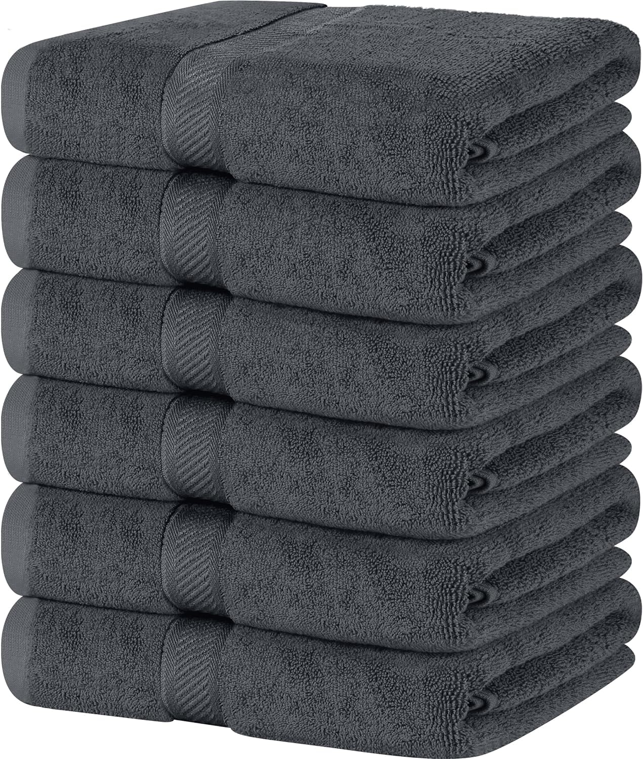 Simpli-Magic 79403 Bath Towels, Gray, 24X46 Inches Towels For Pool, Spa, And Gym Lightweight And Highly Absorbent Quick Drying T