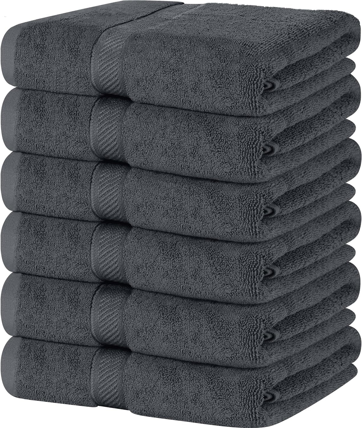 Simpli-Magic 79403 Bath Towels, Gray, 24X46 Inches Towels For Pool, Spa, And Gym Lightweight And Highly Absorbent Quick Drying T