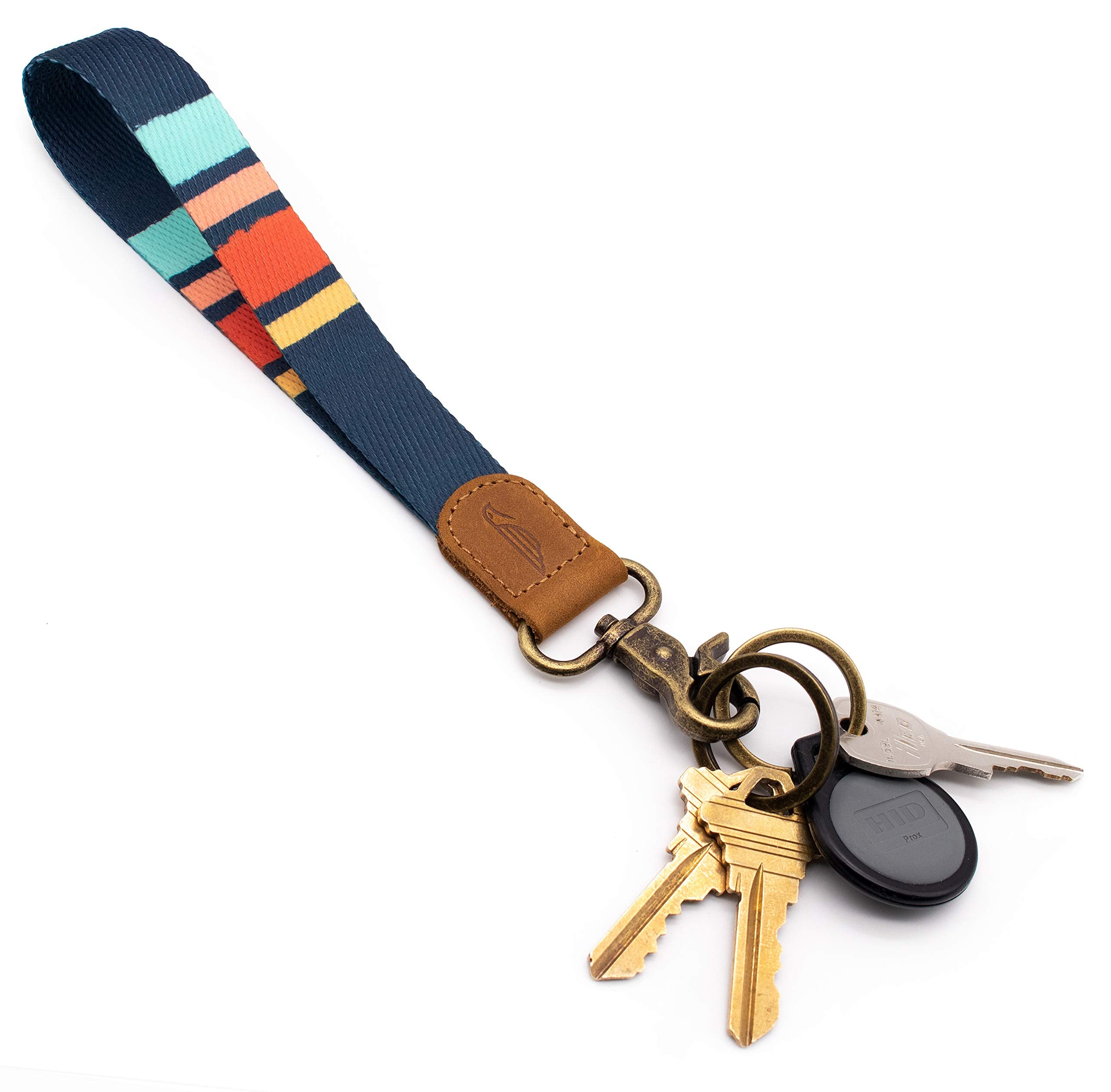 Pockt Lanyard For Keys Wristlet Strap Key Chain Holder For Men And Women - Cool Hand Wrist Lanyards For Keys And Wallets  Cali