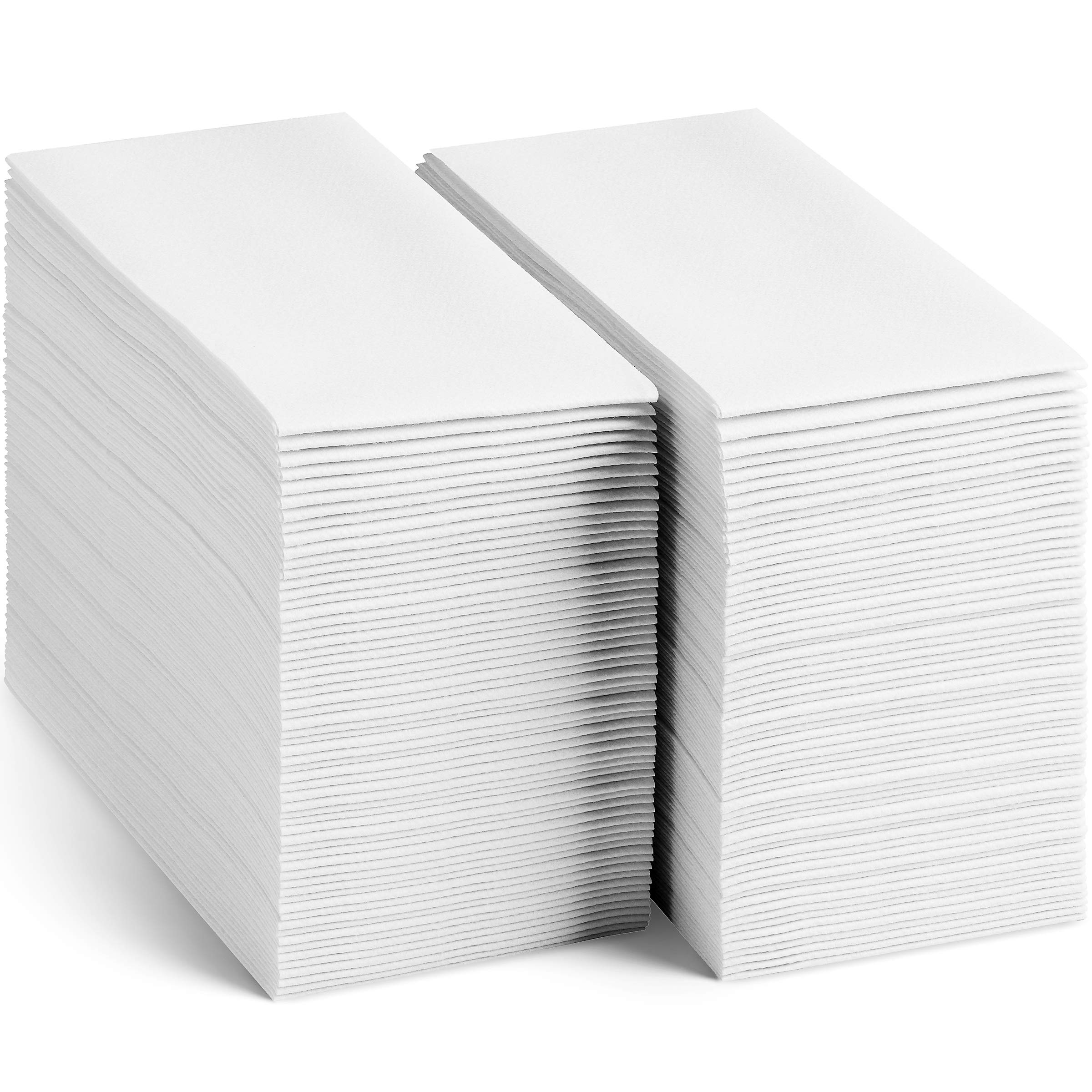 Servietto Disposable Linen-Feel Guest Towels [Pack Of 100] - Disposable Cloth-Like Hand Towels - Soft And Absorbent Paper Napkin