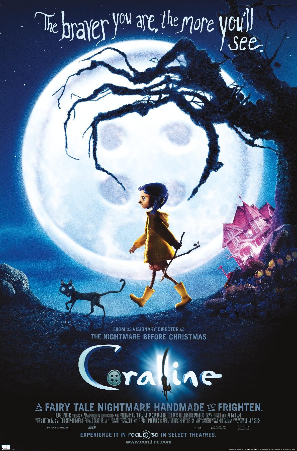 Trends International Coraline - Braver One Sheet Wall Poster, 34L X 22.4W, Unframed Version