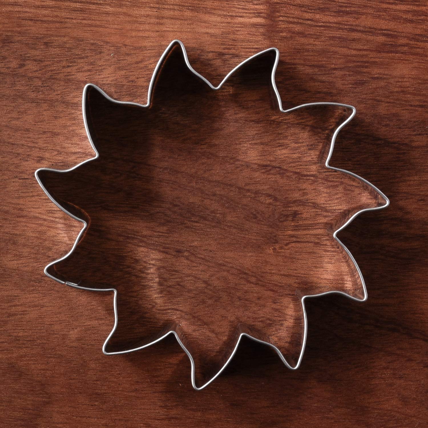 Liliao Sun Cookie Cutter - 3.6 X 3.6 Inches - Stainless Steel