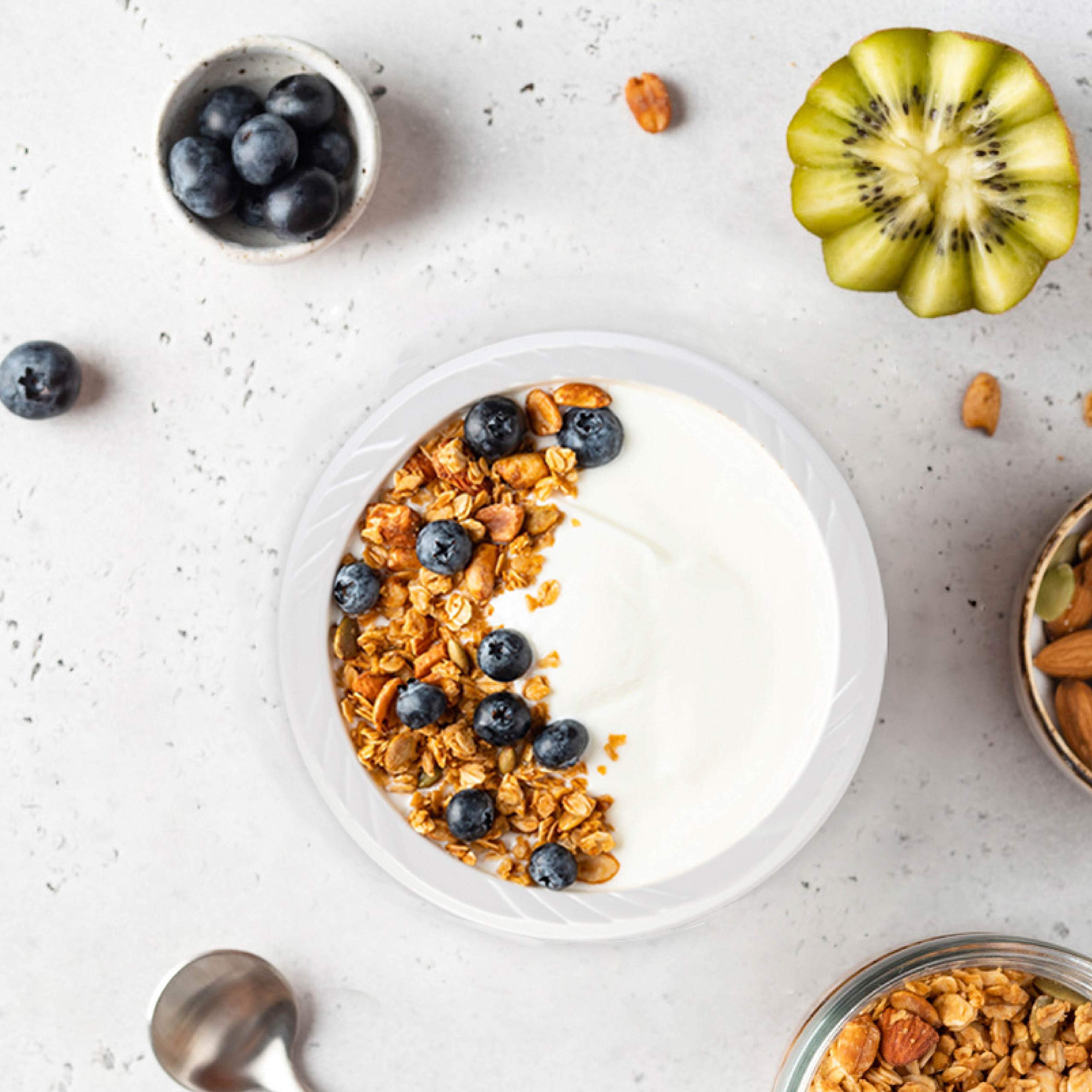 Plasticpro 100 Count Disposable 5 Ounce White Plastic Dessert Bowls