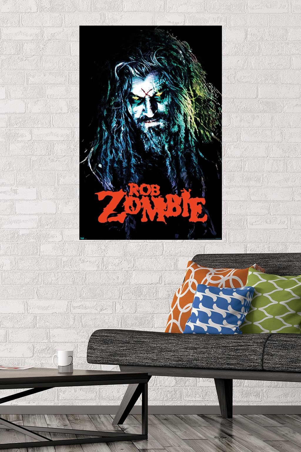 Trends International Rob Zombie - Hellbilly Wall Poster, 22.37'' X 34.00'', Poster & Mount Bundle