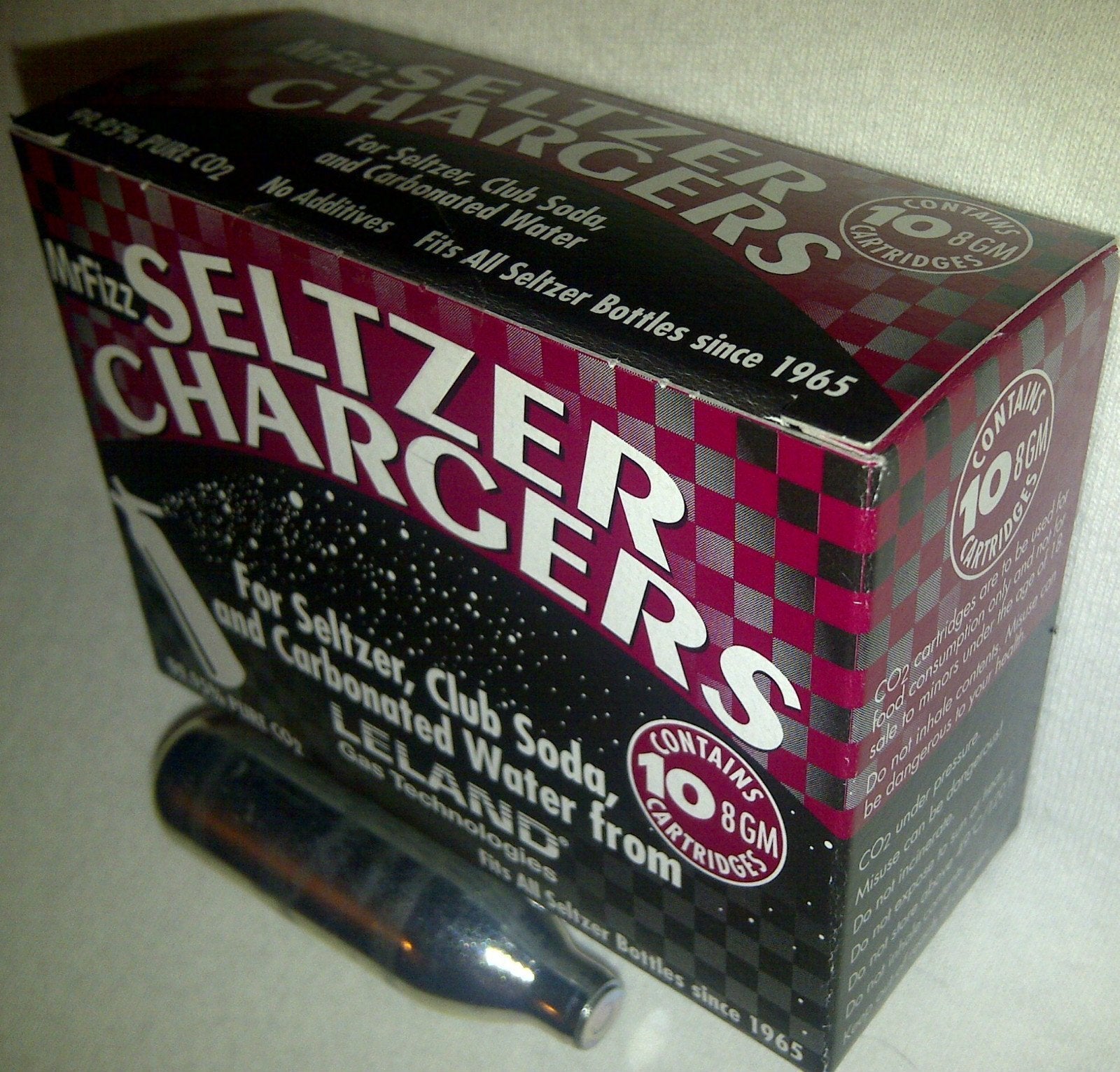 Wireless 40 Soda Chargers - 8G Wireless Seltzer Water Cartridges - 4 Boxes Of 10F