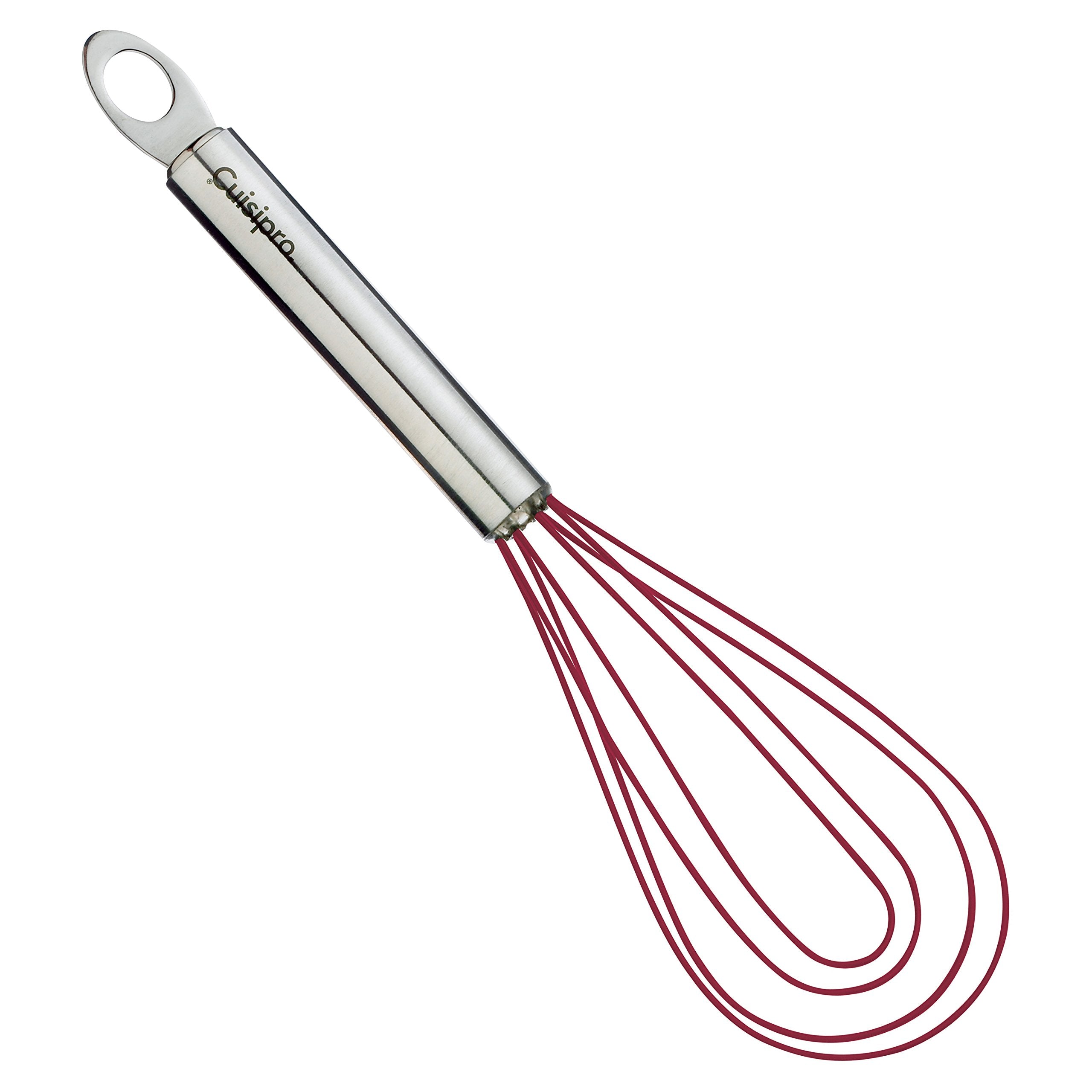 Cuisipro 74696805 Flat Whisk, 8 Inch, Red