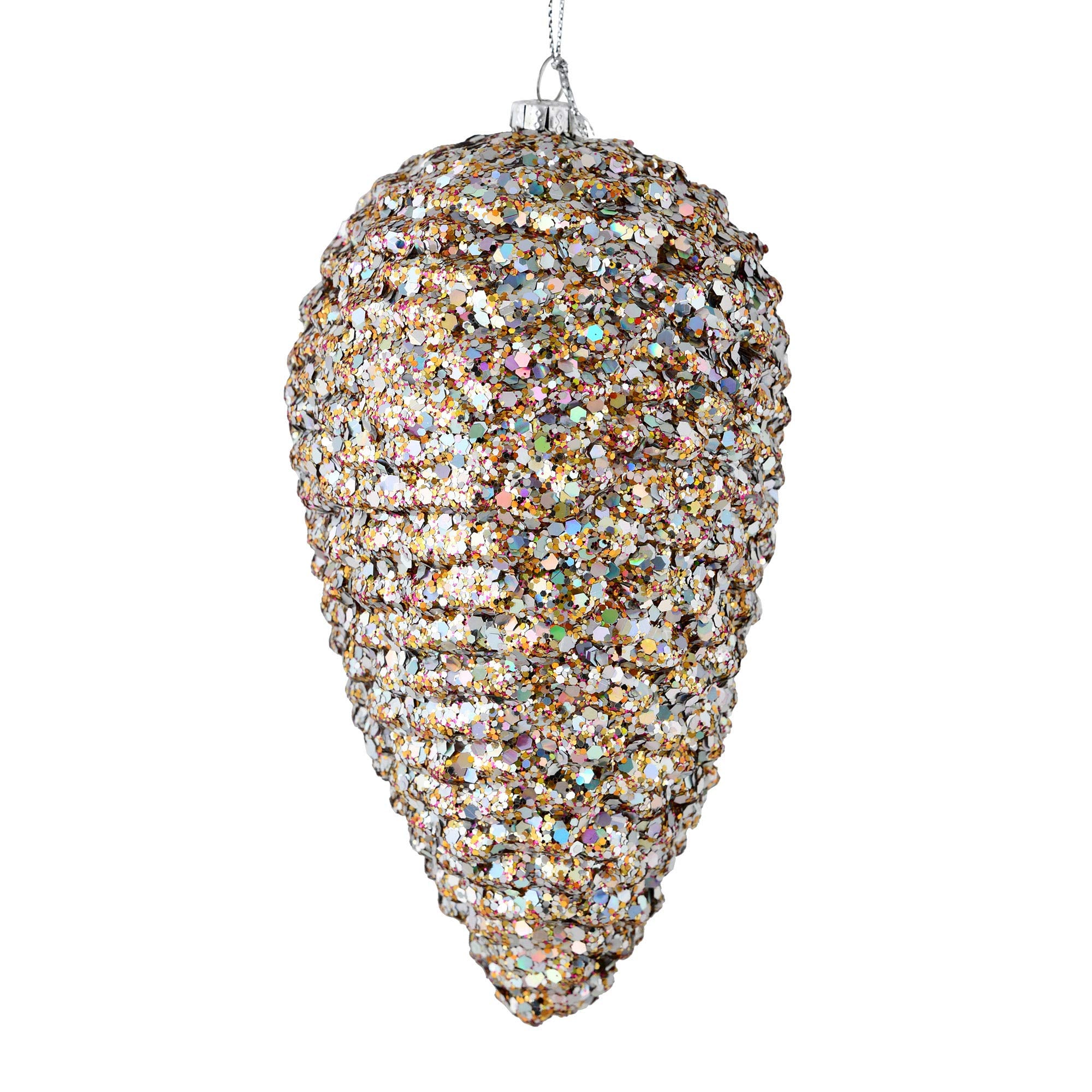 Vickerman Multi-Colored Pinecone Ornament