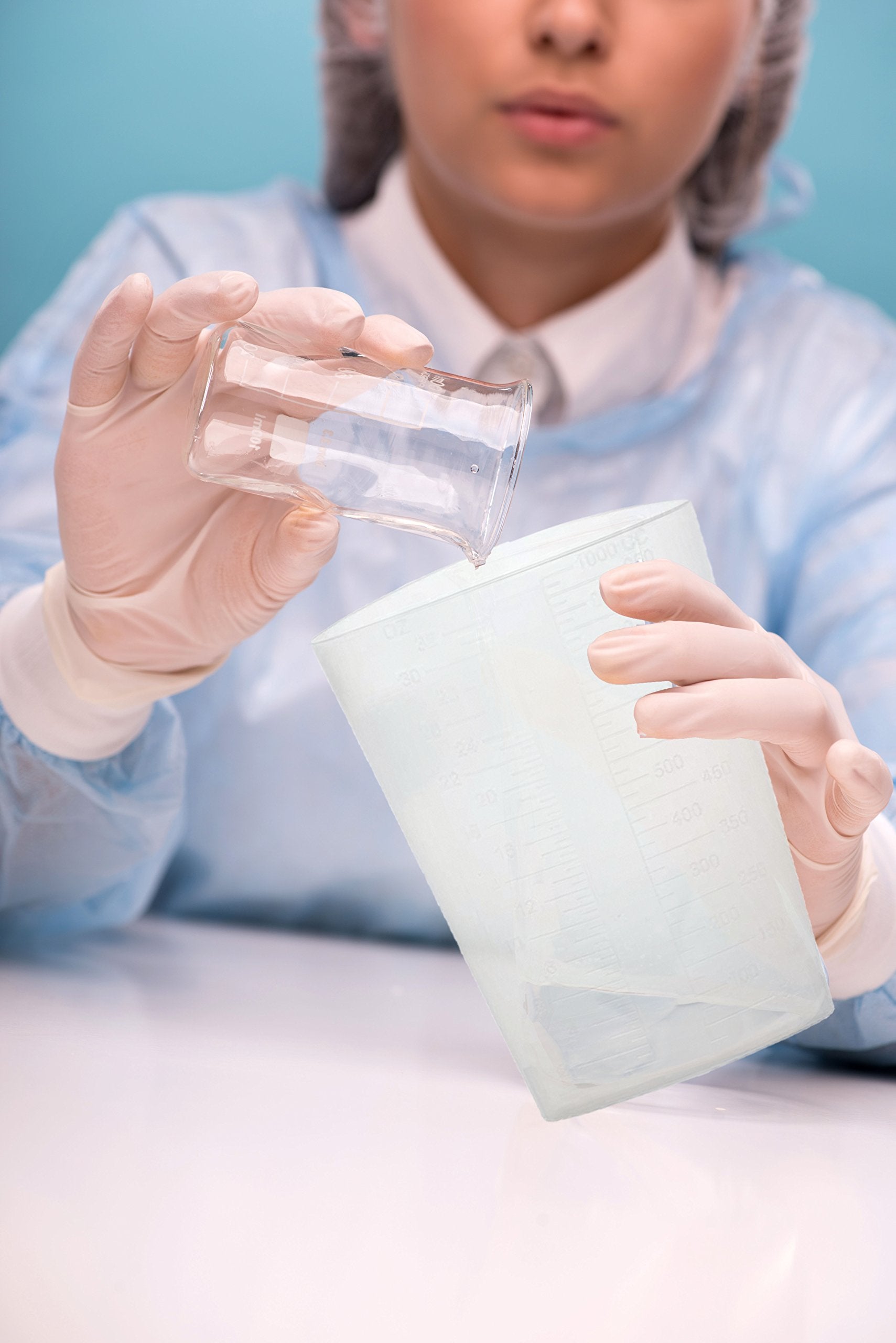 Oakridge Products 1000Ml Triangular Graduated Container, Translucent, Pp (10 Count)