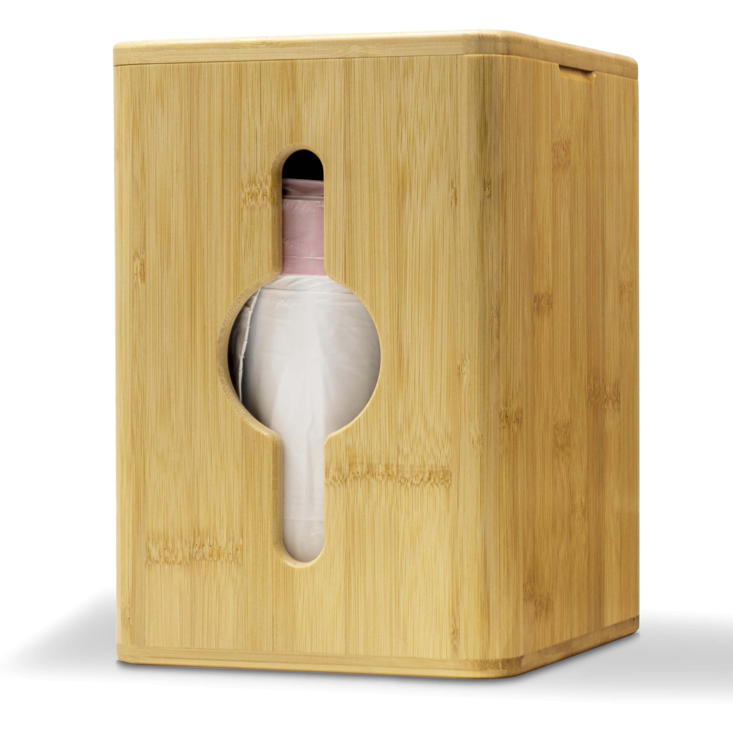 Simluxe Extra Large Trash Bag Dispenser - Trash Bag Holder Dispenser For Garbage Bag Roll, Under Sink Waste Bin Bags Organizer,