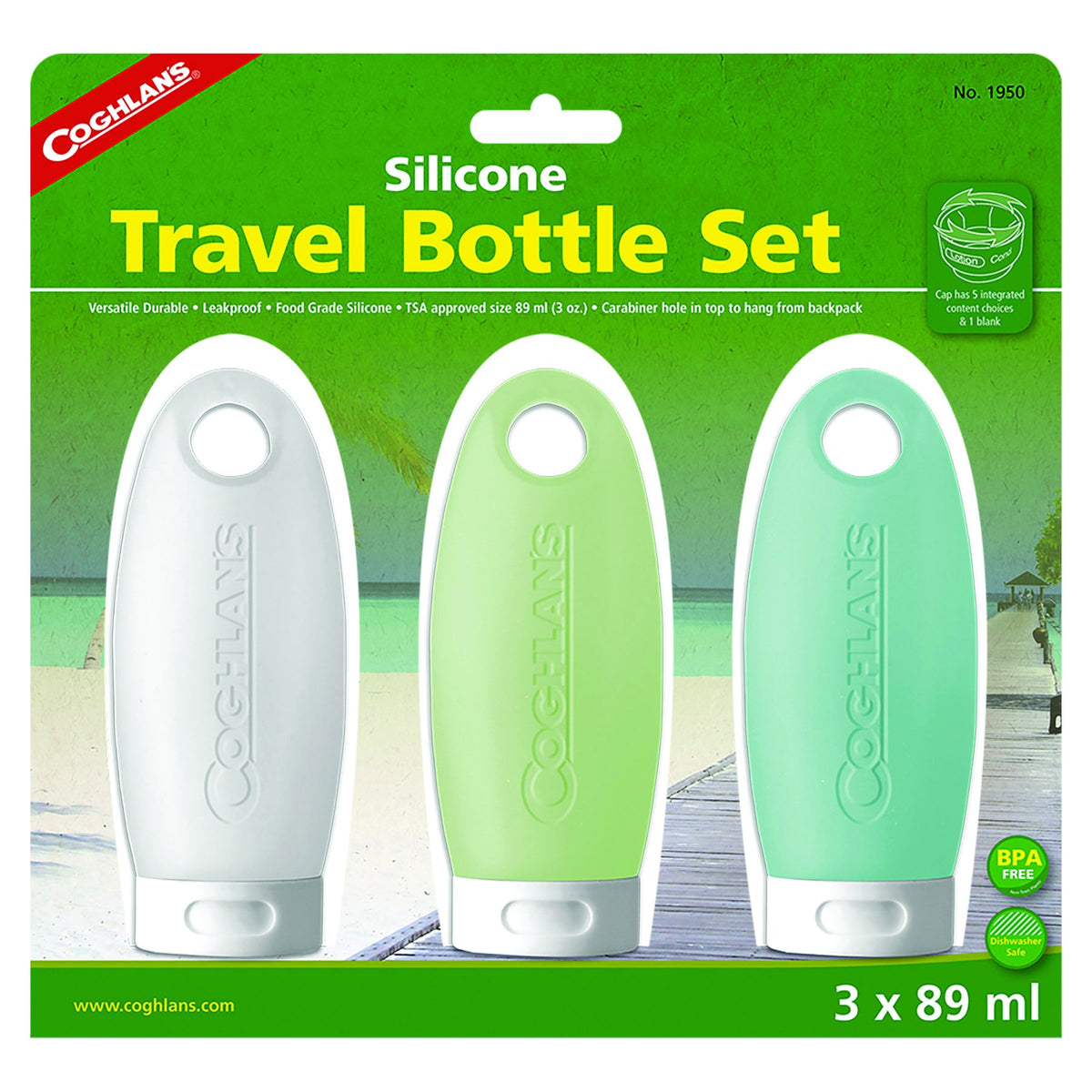 Coghlan'S 1956 Individual Silicone Travel Bottle Blue