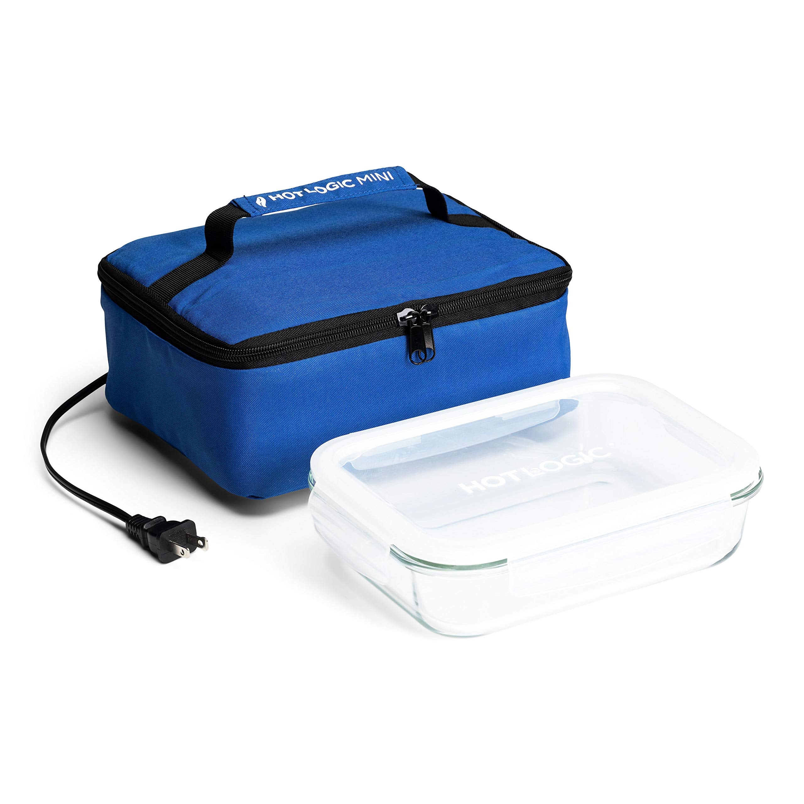 Hotlogic Portable Electric Lunch Box With Glass Container, Food Warmer And Heated Lunch Box For Adults, Car Or Home, Cooking, Re