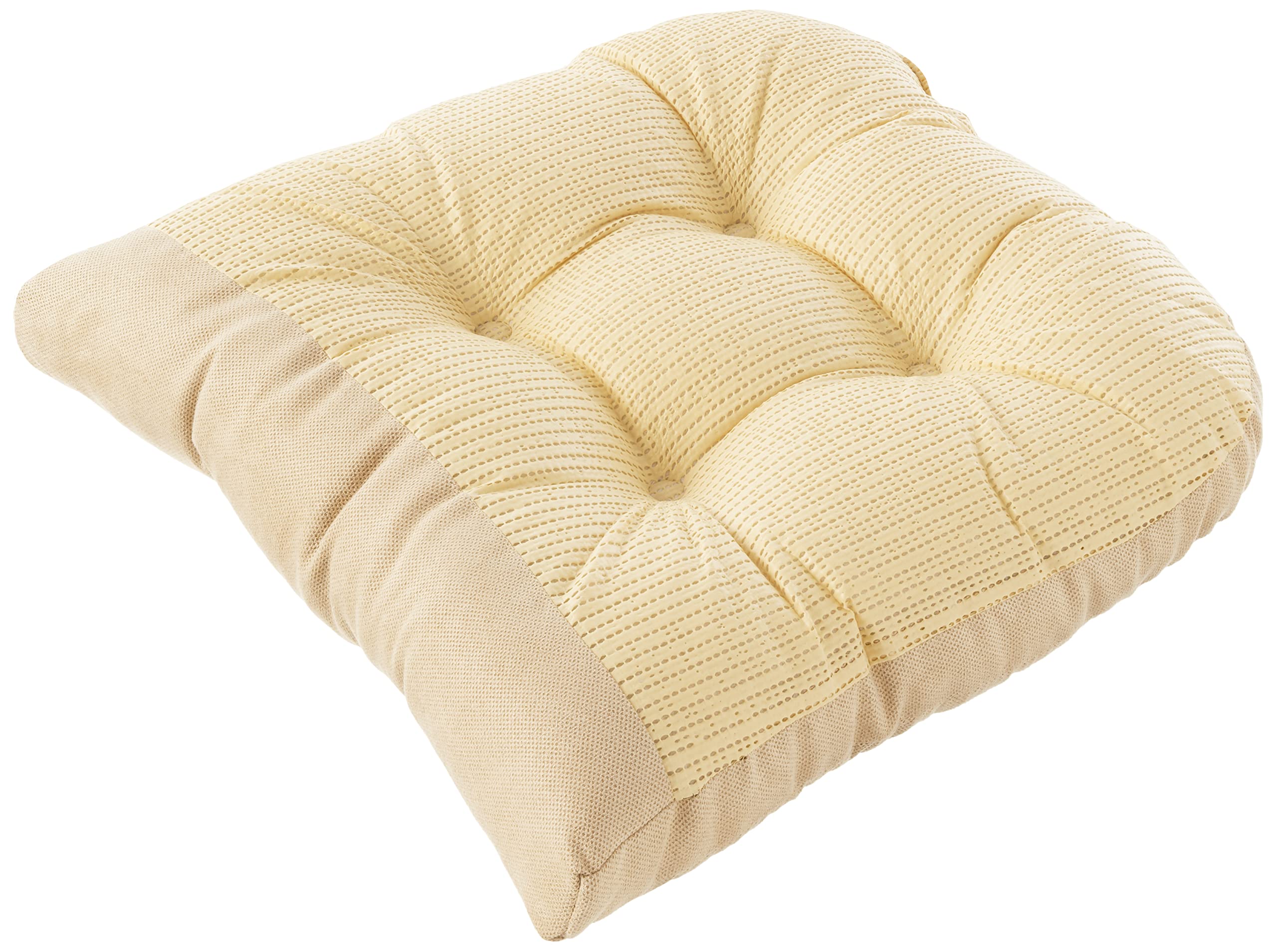 Klear Vu Omega Non-Slip Rocking Chair Cushion, Assembled In Usa, Thick Tufted Design, Includes Seat Pad & Back Pillow With Ties,