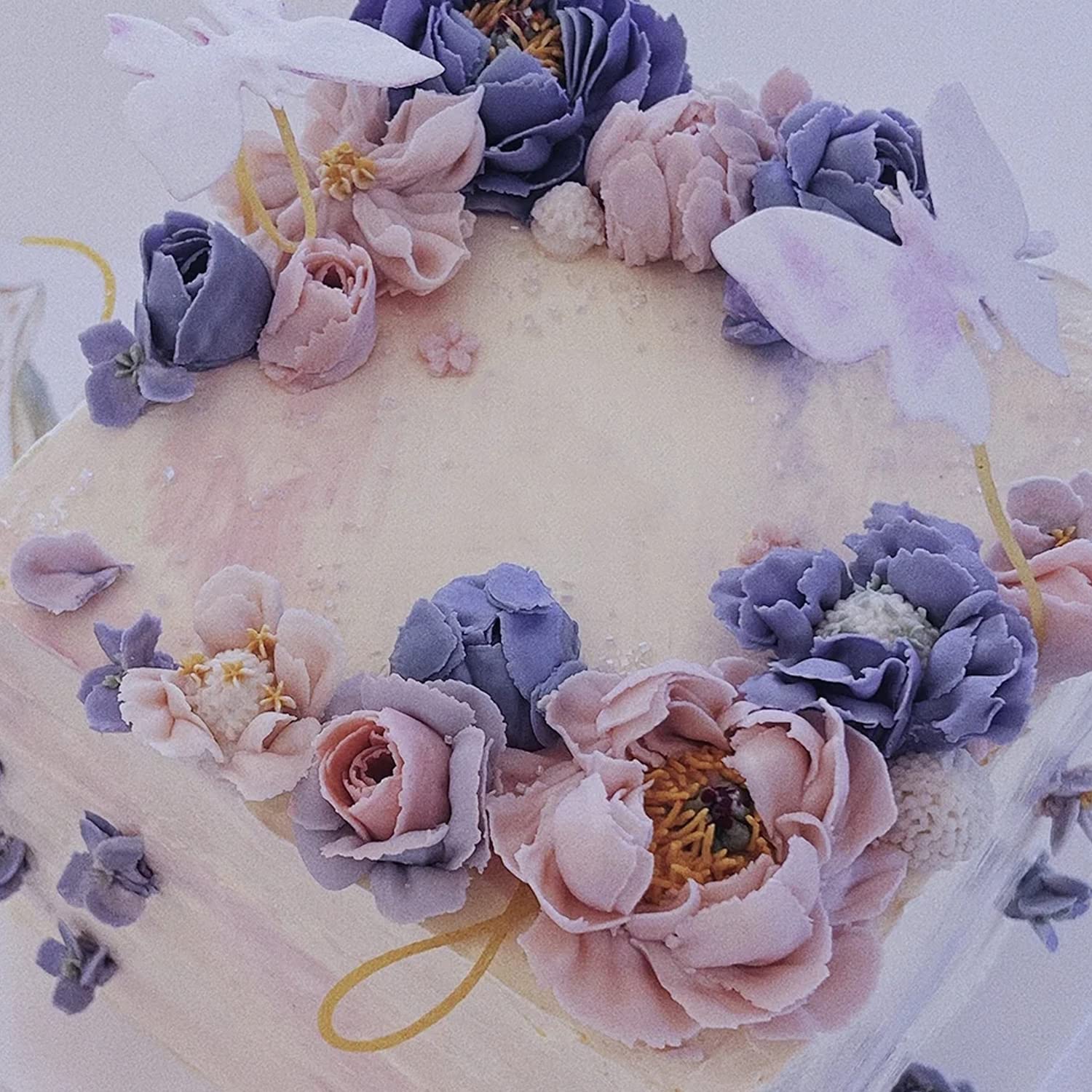 Miyahouse 3D Flower Silicone Molds Orchid Peony Tulip Poppy Flower Fondant Mold For Soap Making Chocolate Candy Polymer Clay Gum