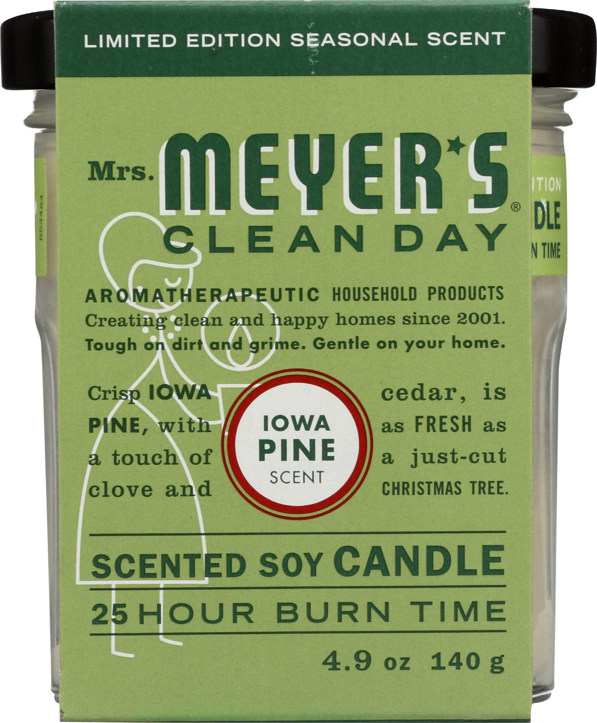 Mrs. Meyers Clean Day Candle - Iowa Pine, 4.90-Ounce (Pack of 2)