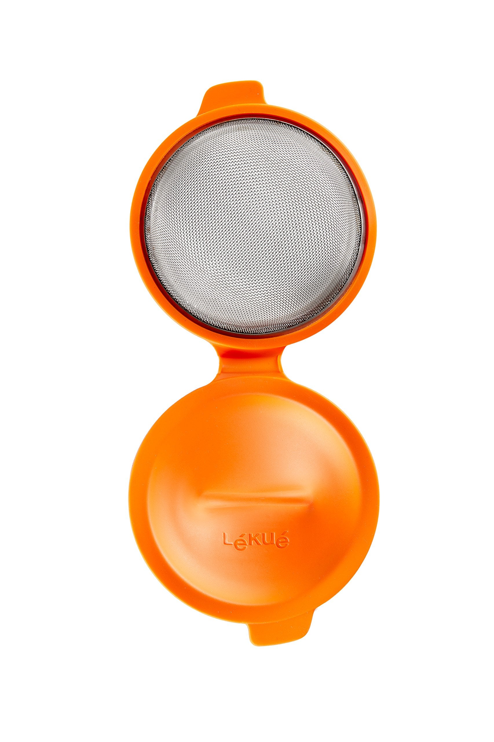 Lekue Poached Egg Maker, Set of 1, Orange, Model 3402900N07U008, Easy Cooking for Perfect Poached Eggs