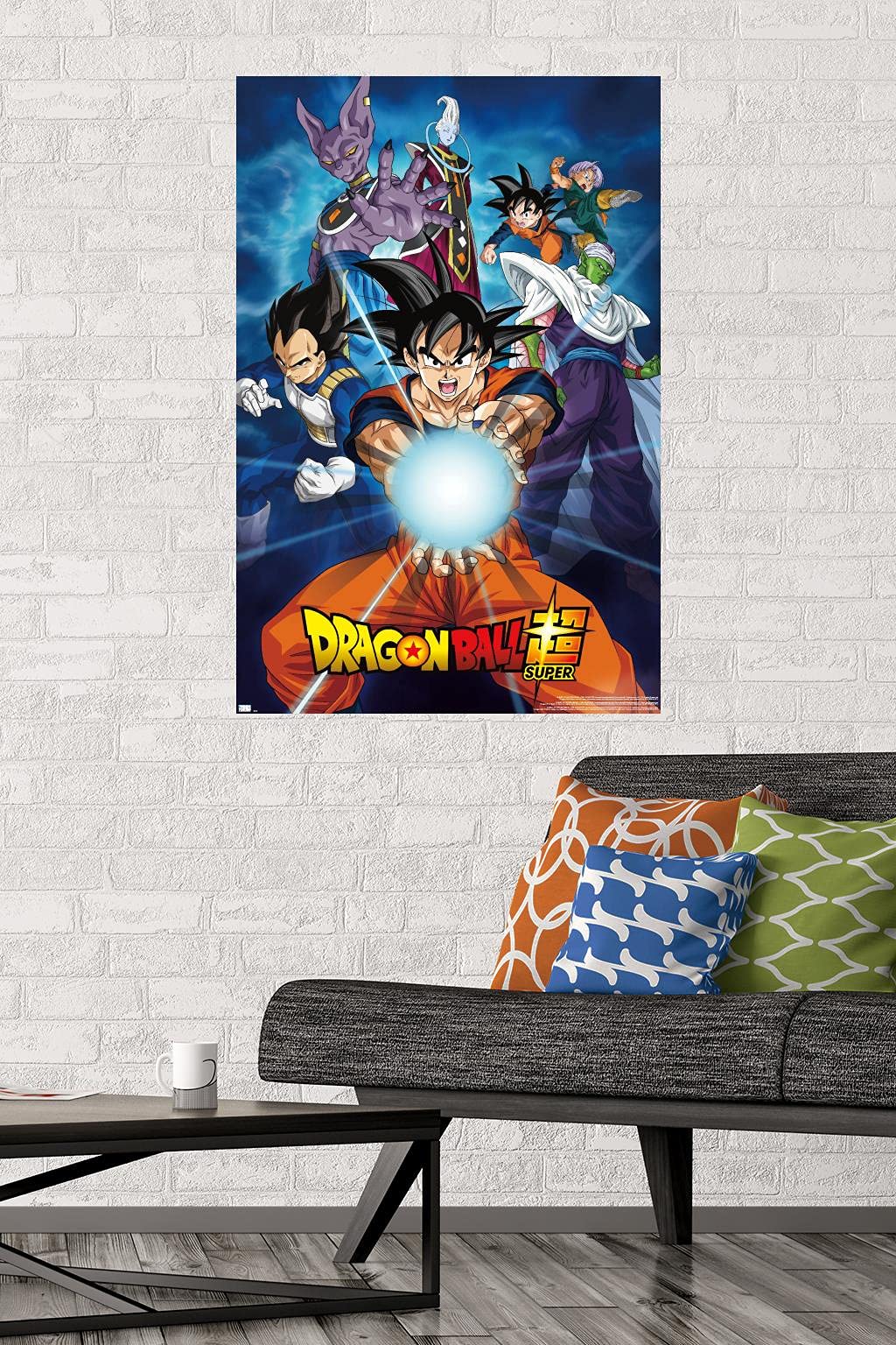 Trends International Dragon Ball Super - Groups Wall Poster, 22.375'' X 34'', Poster & Mount Bundle