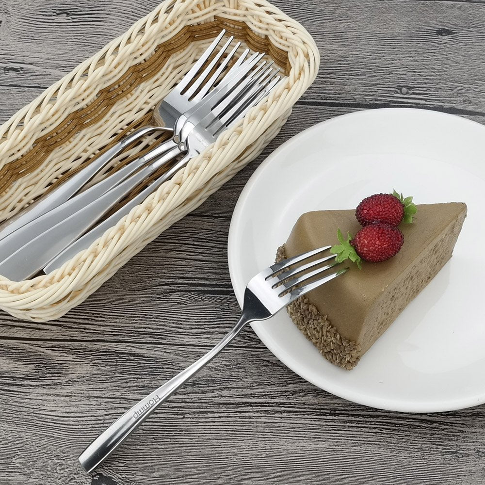 Hommp 16-Piece Stainless Steel Salad Forks, Dessert Forks