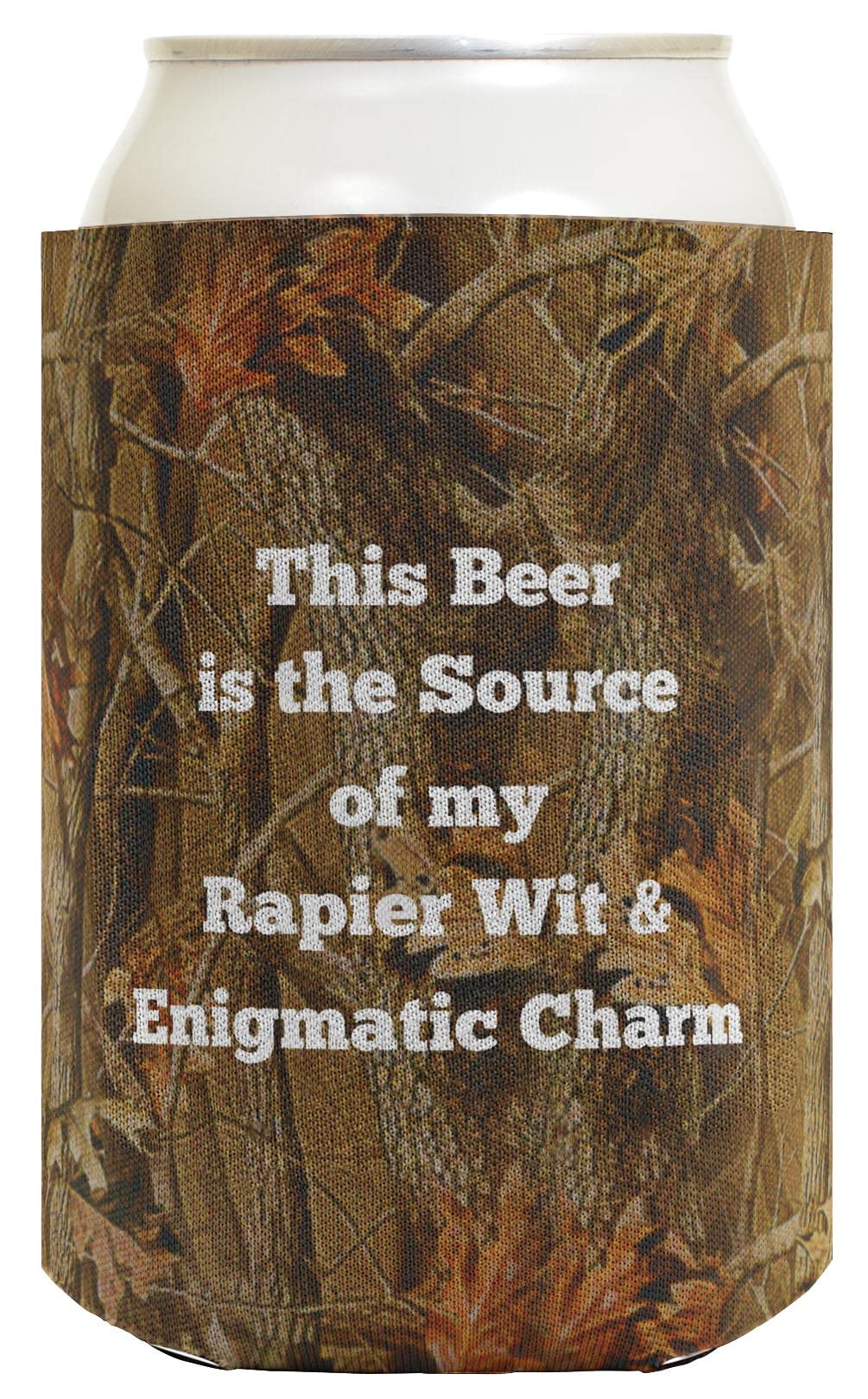 Personalized Coolie Any Text Custom Coolie 24-Pack Can Coolie Drink Coolers Custom Coolies Camo