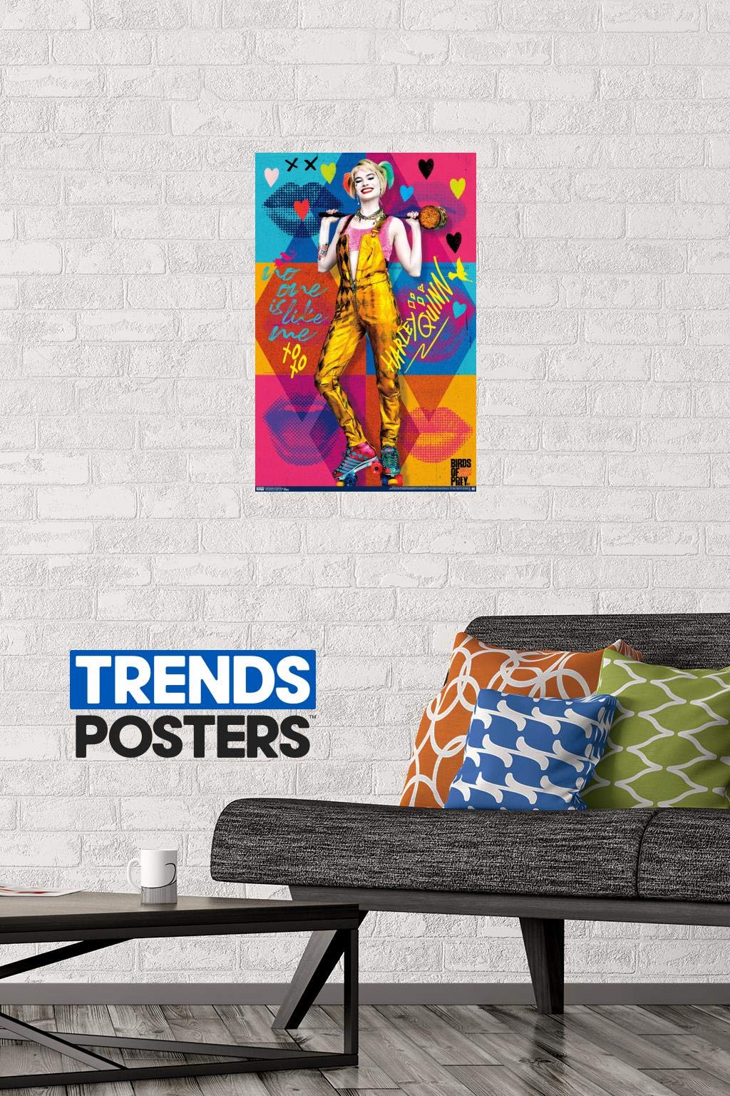 Trends International Dc Comics Movie - Birds Of Prey - Harley Quinn - Hammer Wall Poster, 14.725'' X 22.375'', Premium Unframed