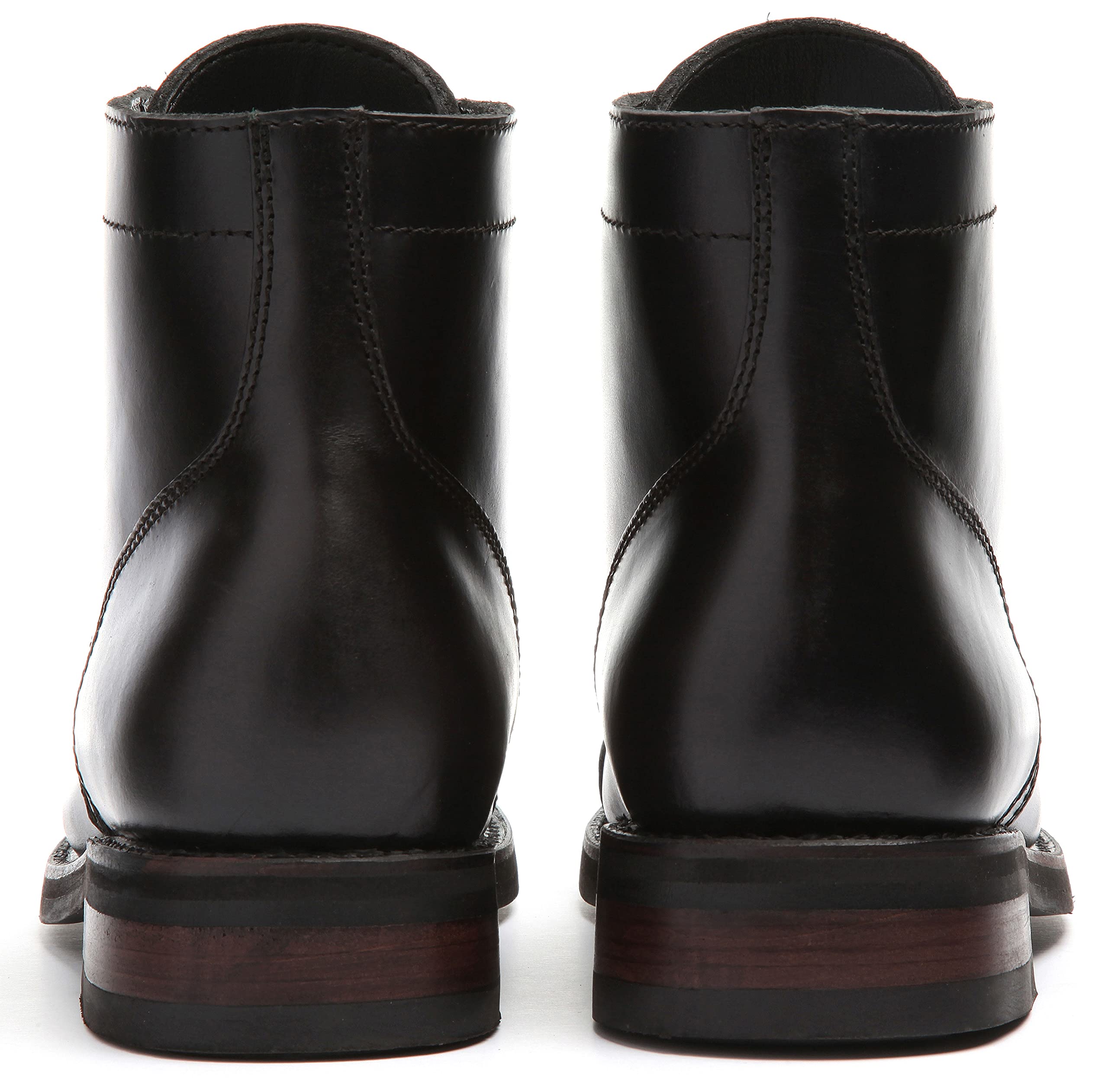 Thursday Boot Company Menas Captain Cap Toe Leather Boots, Black, 10
