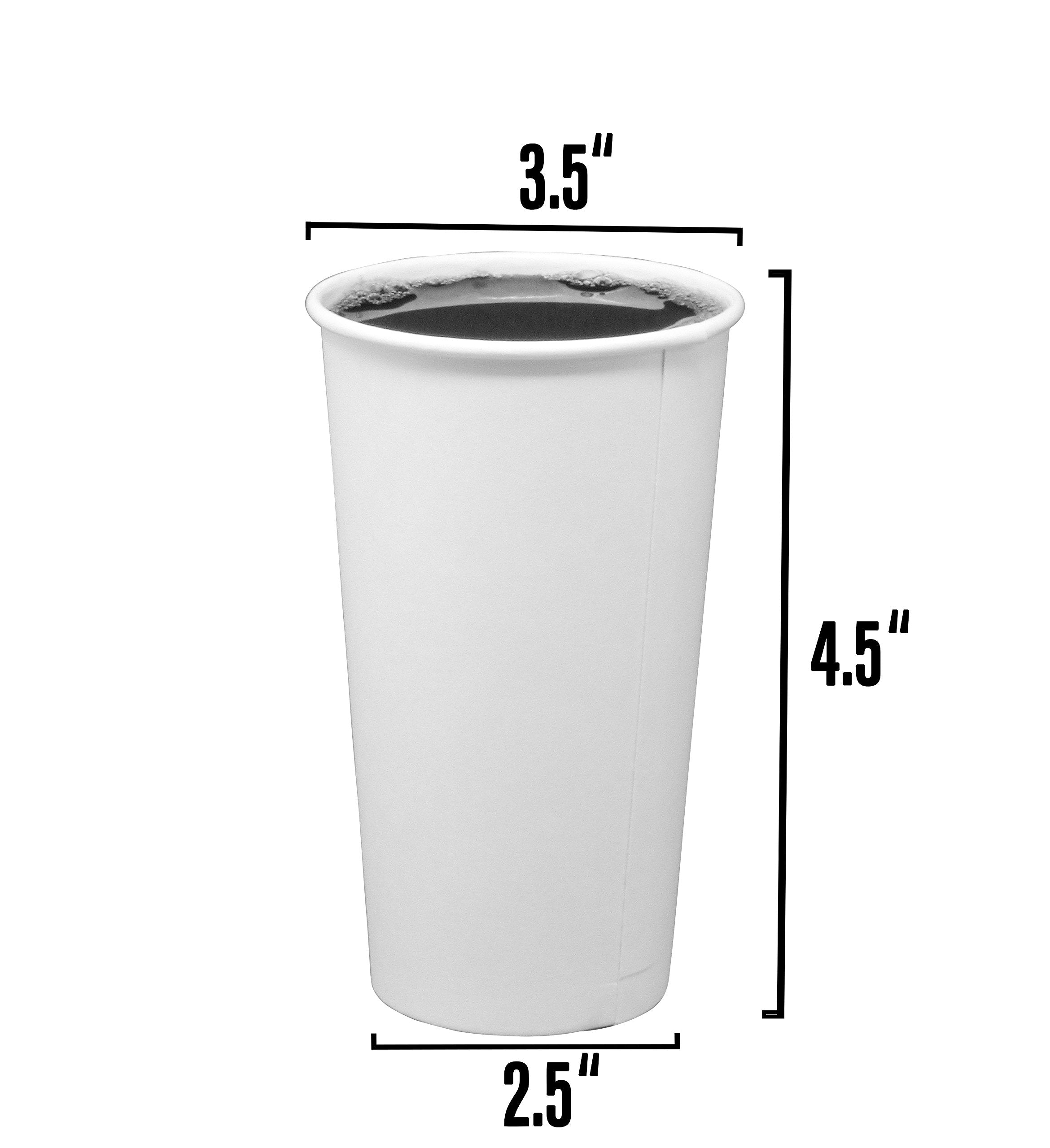 Safeware Disposable Coffee Cups And Lids 12 Oz (1000 Sets) - To Go Coffee Cups, | Hot Beverages | Expresso | Tea | Coffee - Poly