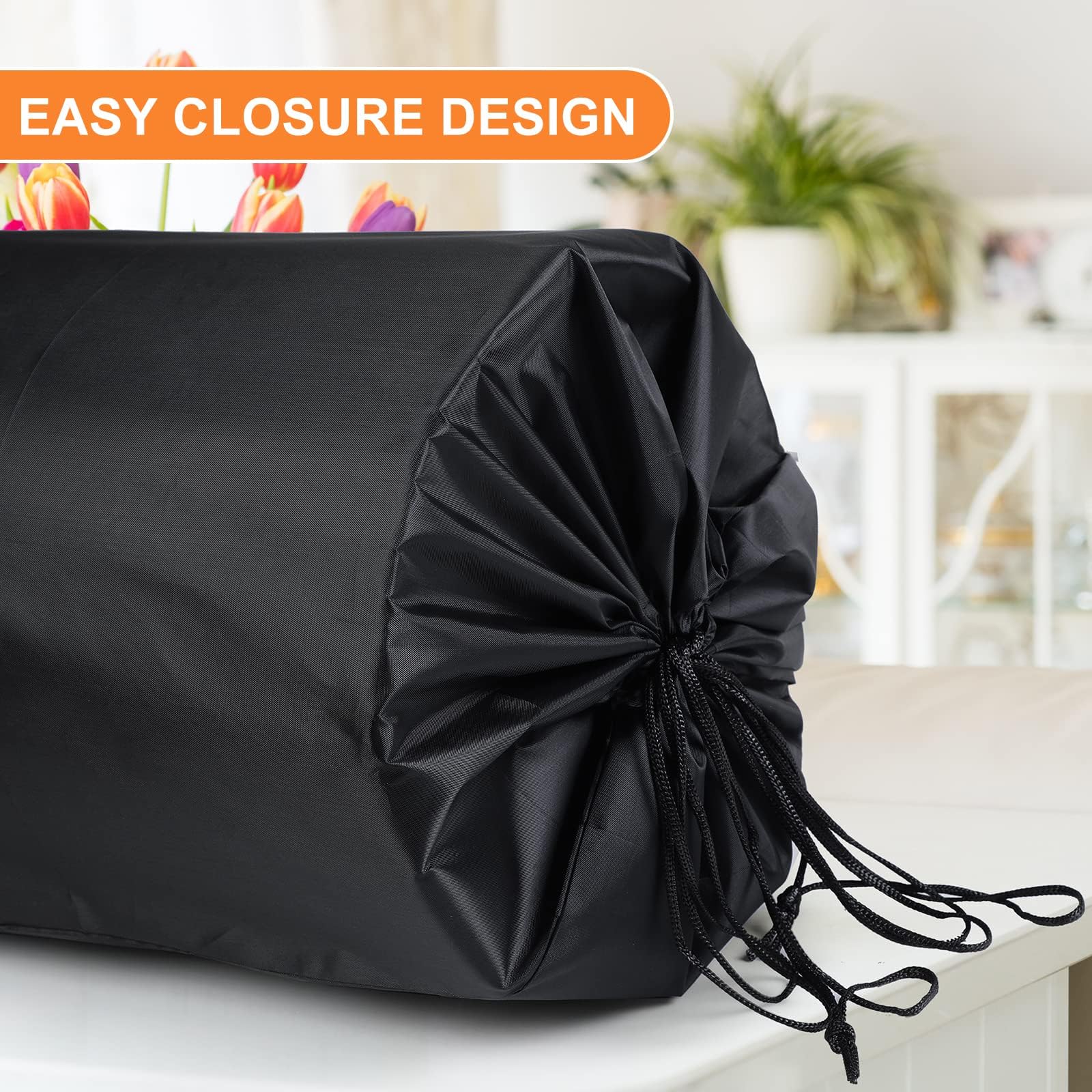 Jumbo Rug Storage Bag For Rugs Up To 6 X 9 Ft, Protection For Rolled Rug 20 X 92 Inch, Large Nylon Drawstring Rug Storage Bag(92