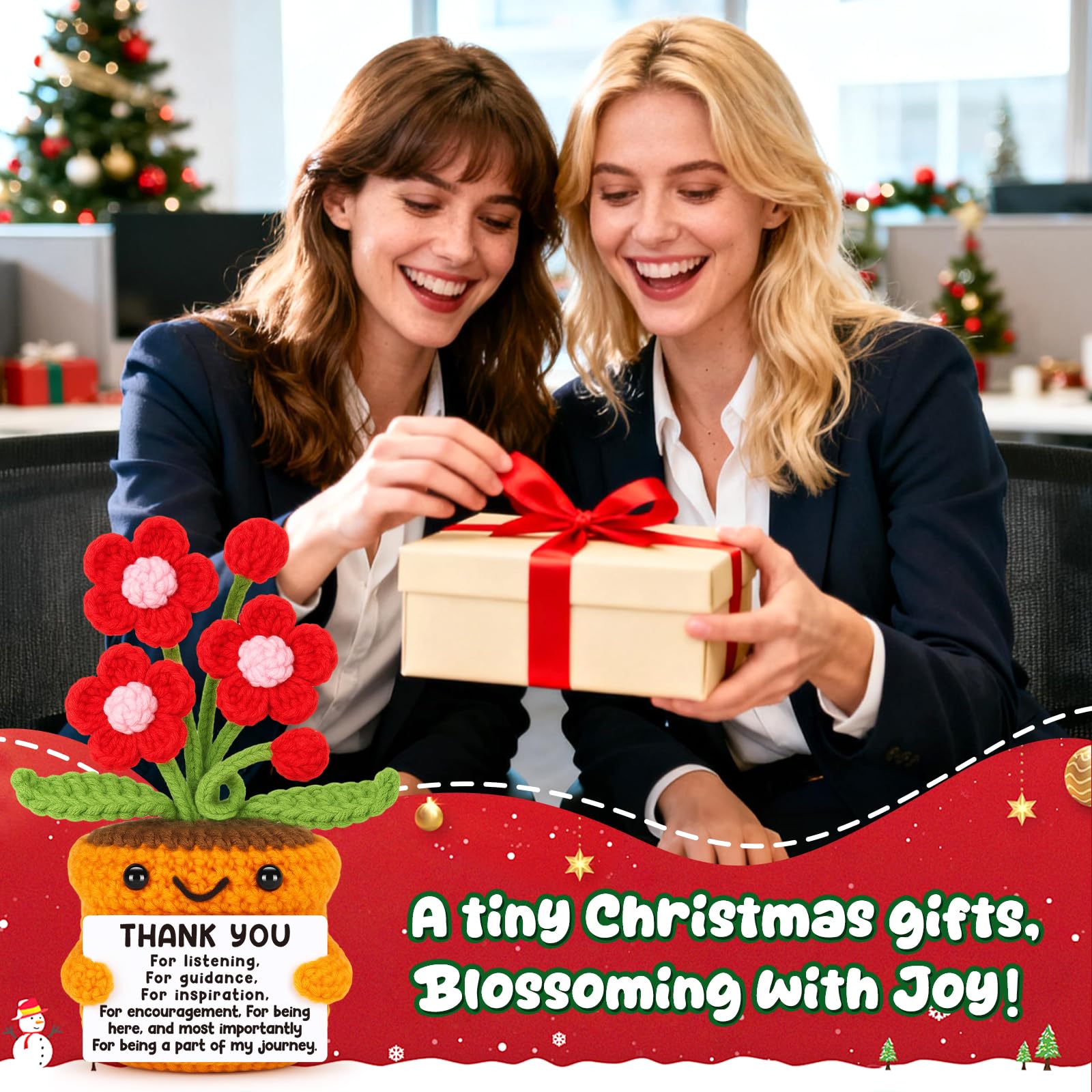 Thank You Gifts for Boss Women Boss Lady Her Female Christmas Thanksgiving Birthday Handmade Appreciation Present for Coworker M
