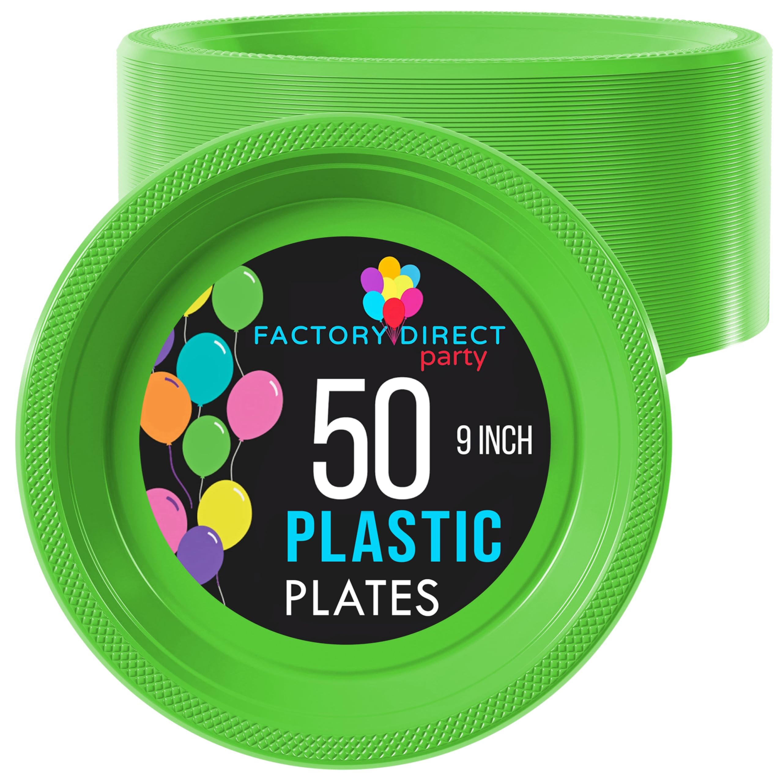 Exquisite Lime Green Plastic Plates For Party 9 Lime Green Disposable Plates For Party Supplies 50 Pcs Disposable Dinner Plate