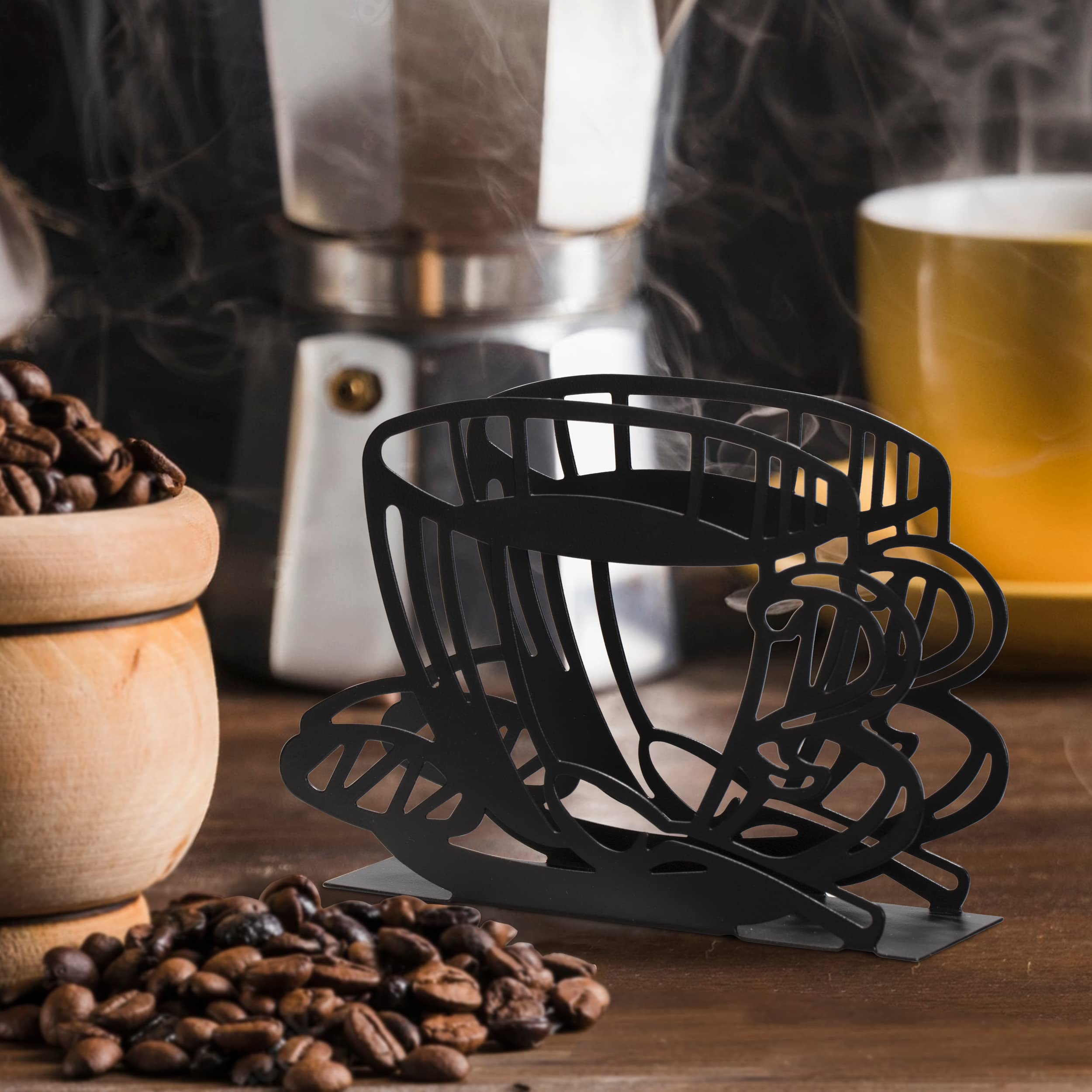 2 Pcs Coffee Filter Holder,Coffee Paper Storage Coffee Filter Paper Container Stand For Fan-Shaped,T- Shaped,Square-Shaped Over