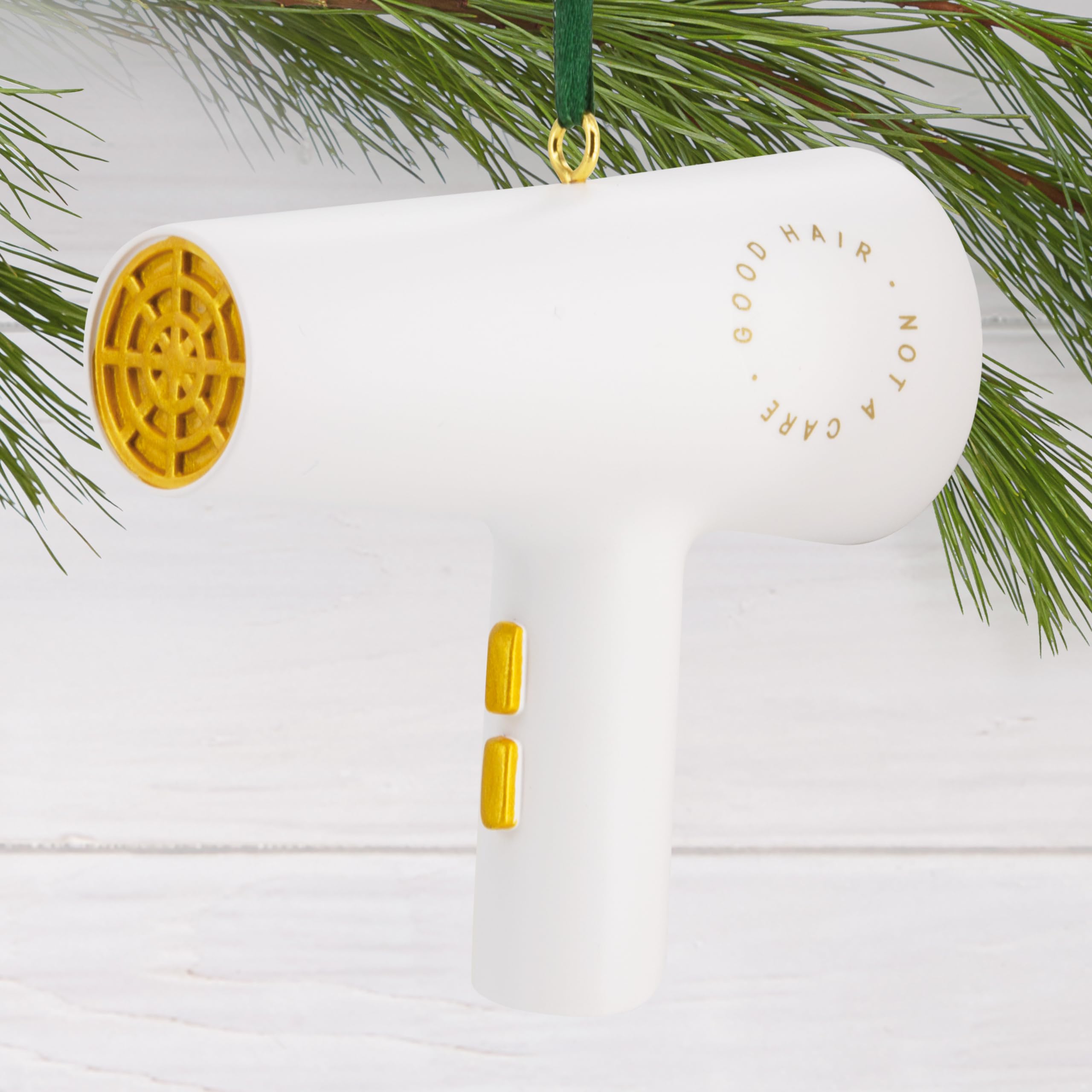 Hallmark Hairdresser Hair Dryer Christmas Ornament