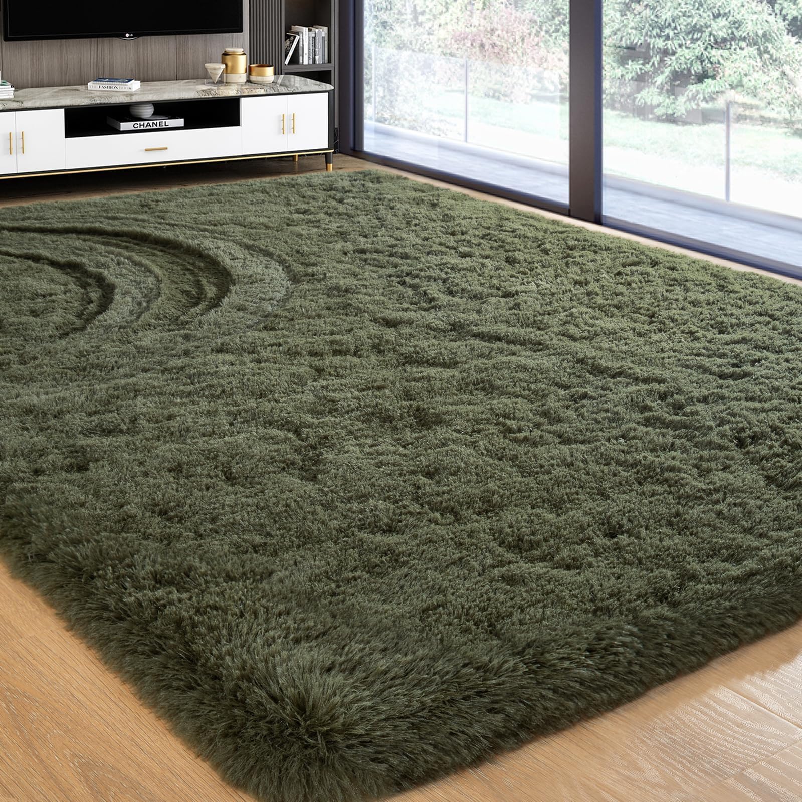 Softlife Ultra Soft Fluffy Area Rugs for Bedroom, Girls and Boys Room Kids Room Nursery Rug, 6 x 9 Feet Shaggy Large Fur Indoor 