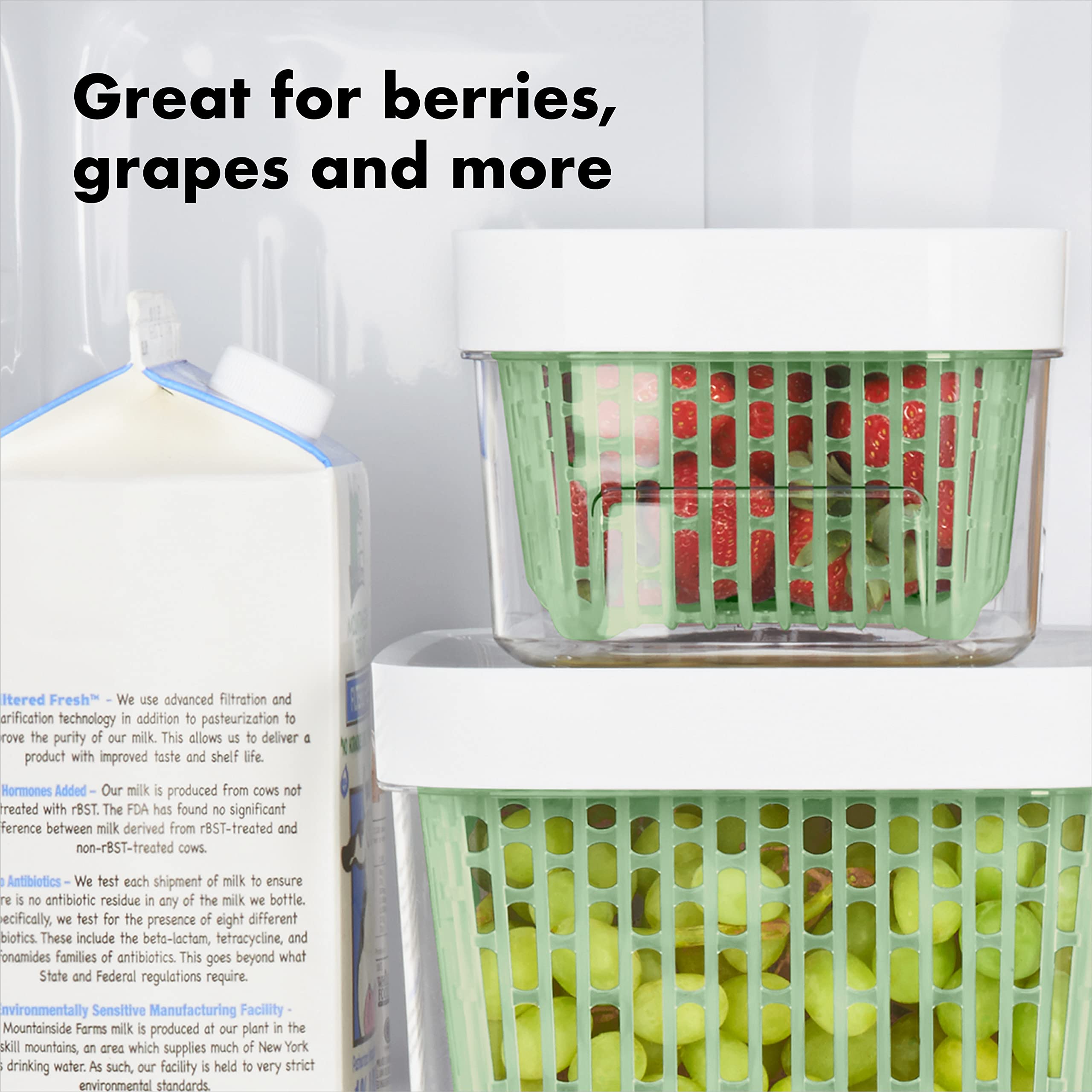 Oxo, Good Grips Storage Container, White, 1.6 Quart